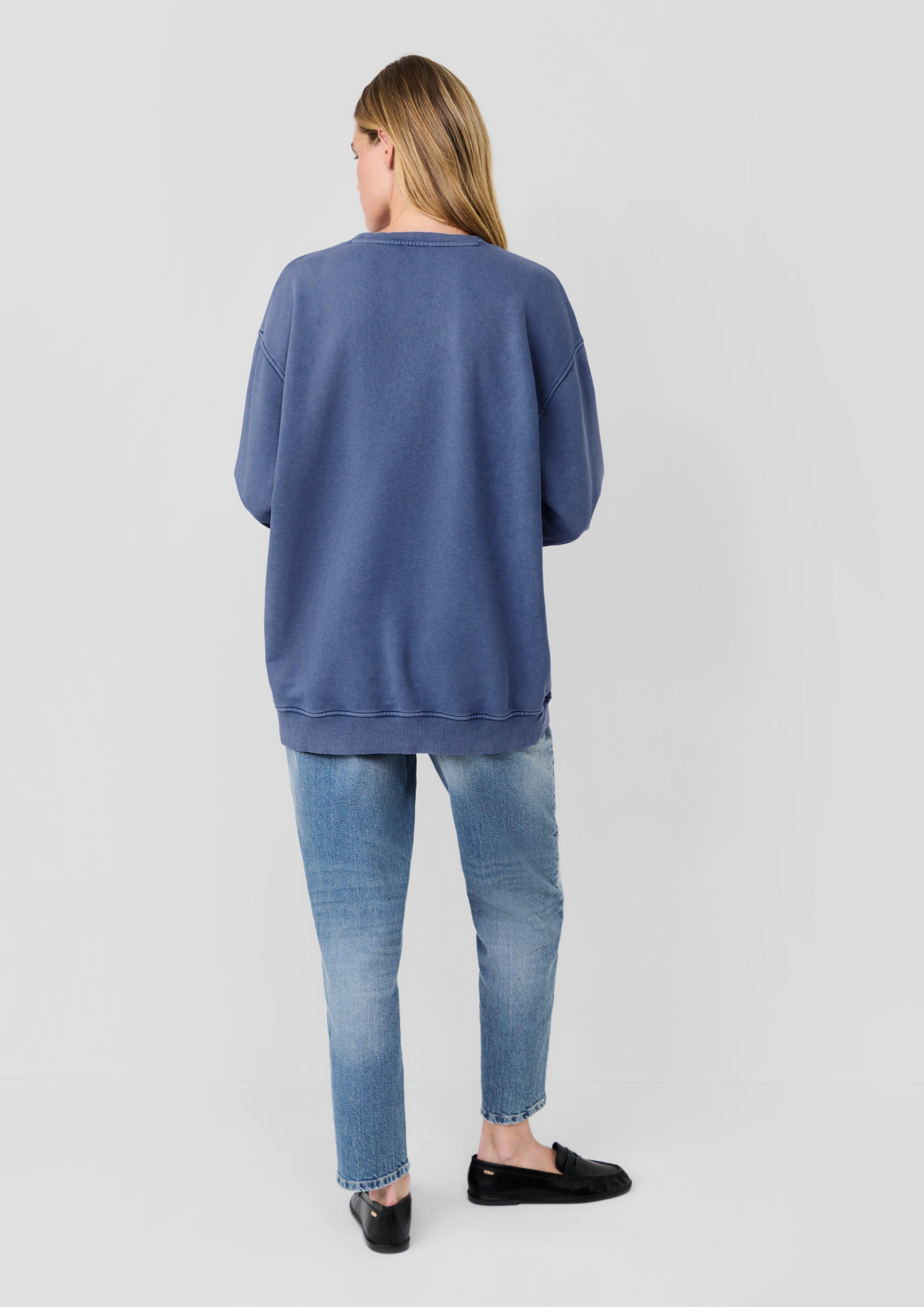 Femmes s.Oliver x Heidi Klum : sweat-shirt à logo en bleu de s.Oliver
