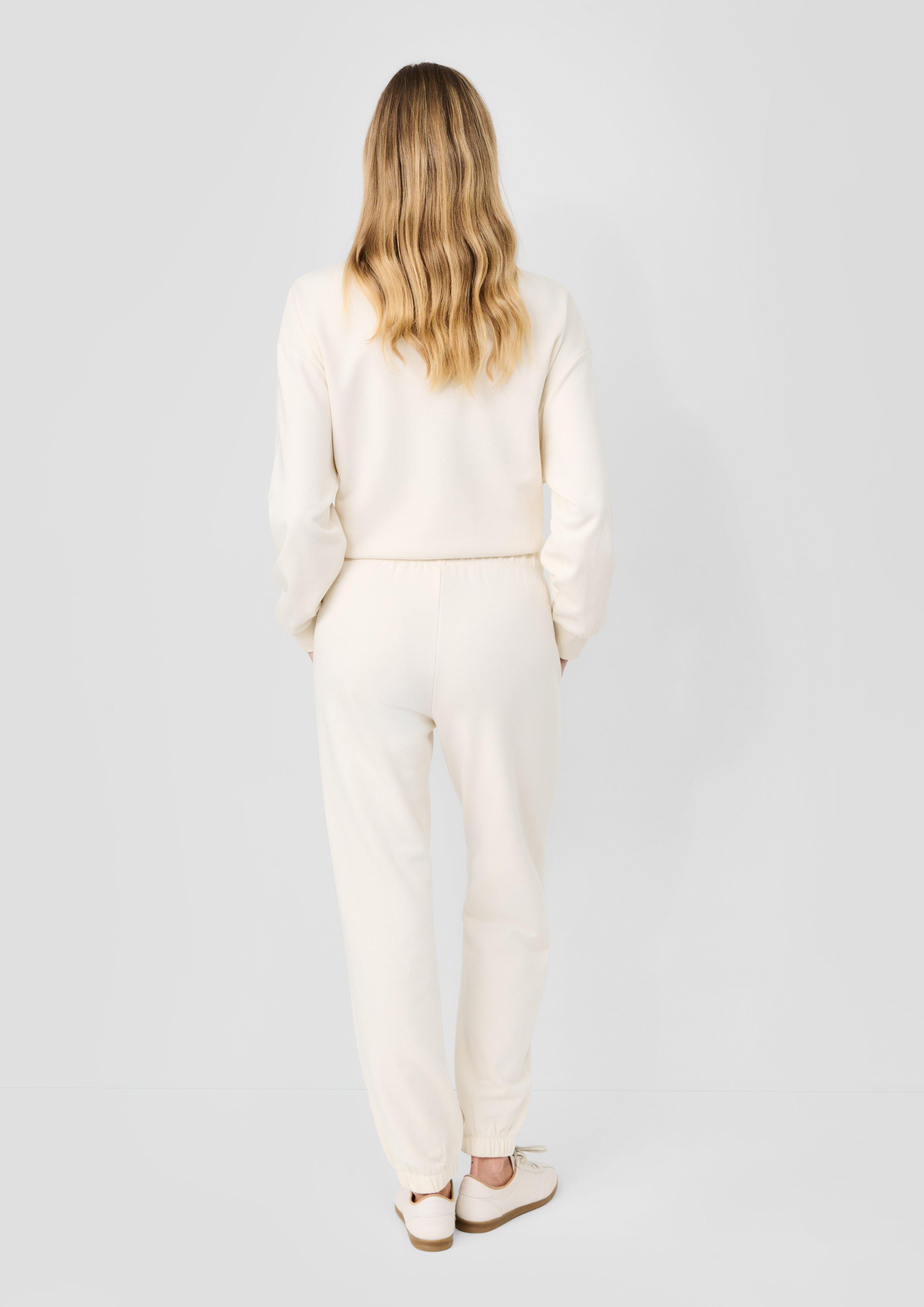 Femmes s.Oliver x Heidi Klum : pantalon de jogging à logo en crème de s.Oliver