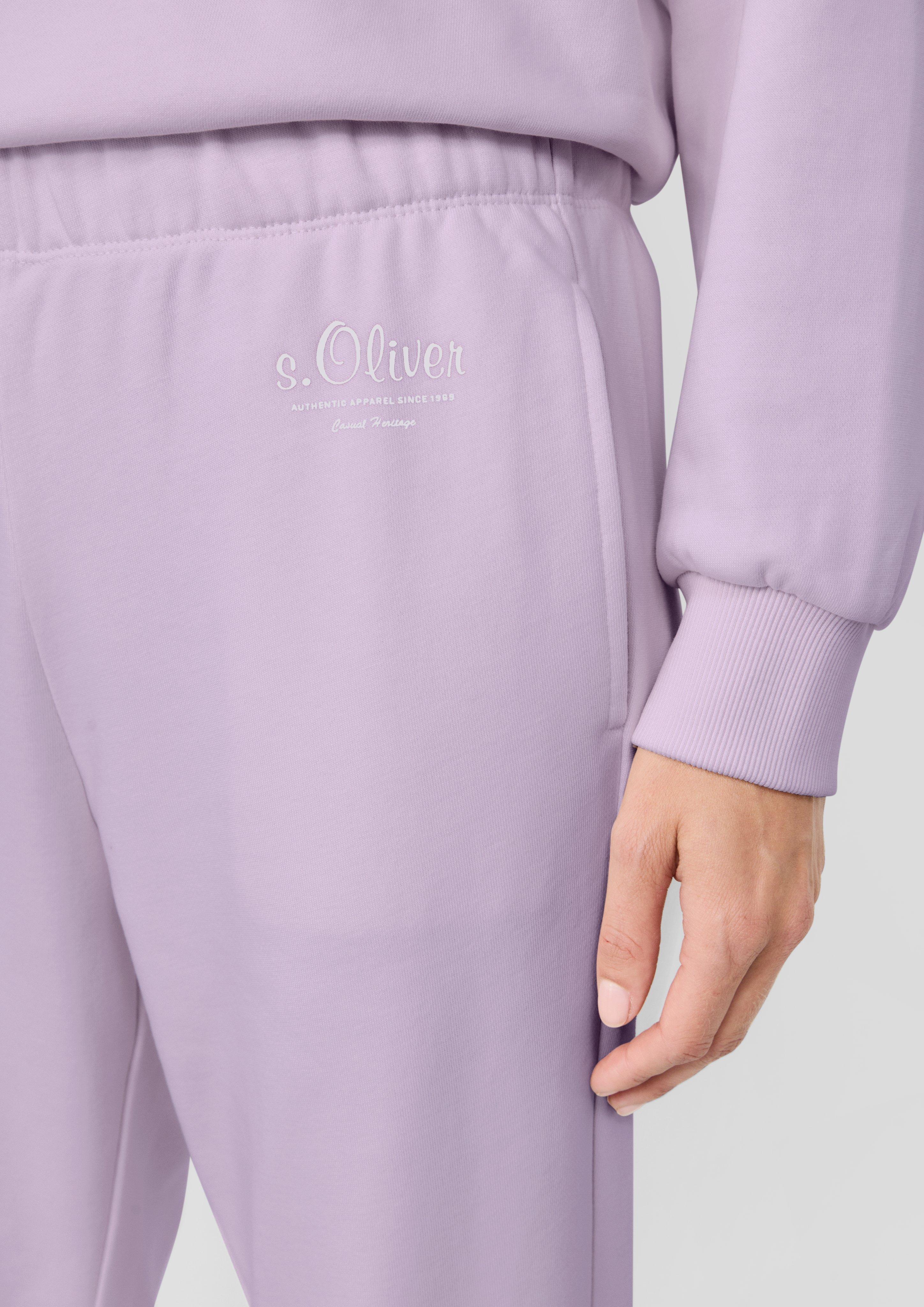 Femmes s.Oliver x Heidi Klum : pantalon de jogging à logo en violet de s.Oliver