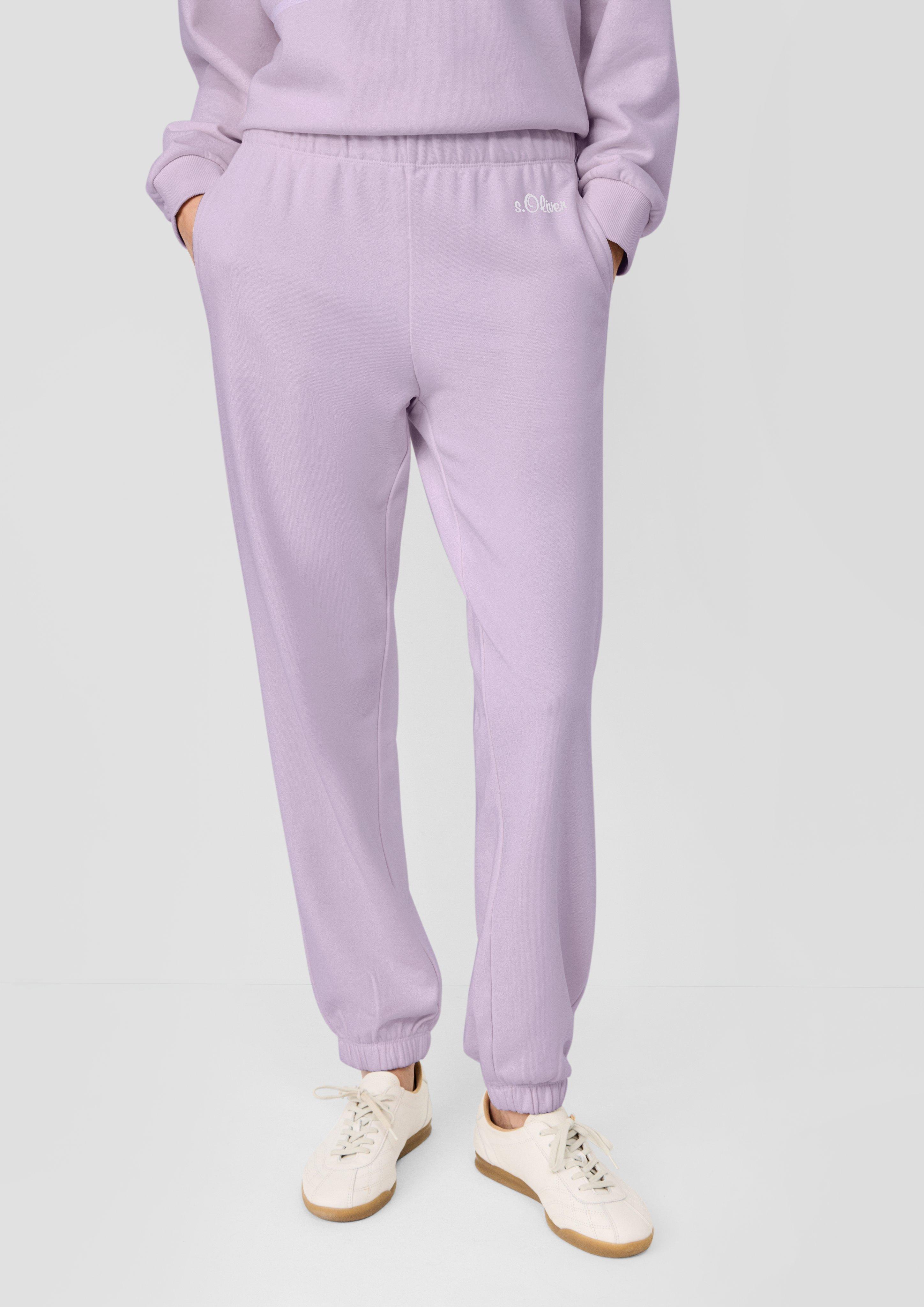 Femmes s.Oliver x Heidi Klum : pantalon de jogging à logo en violet de s.Oliver