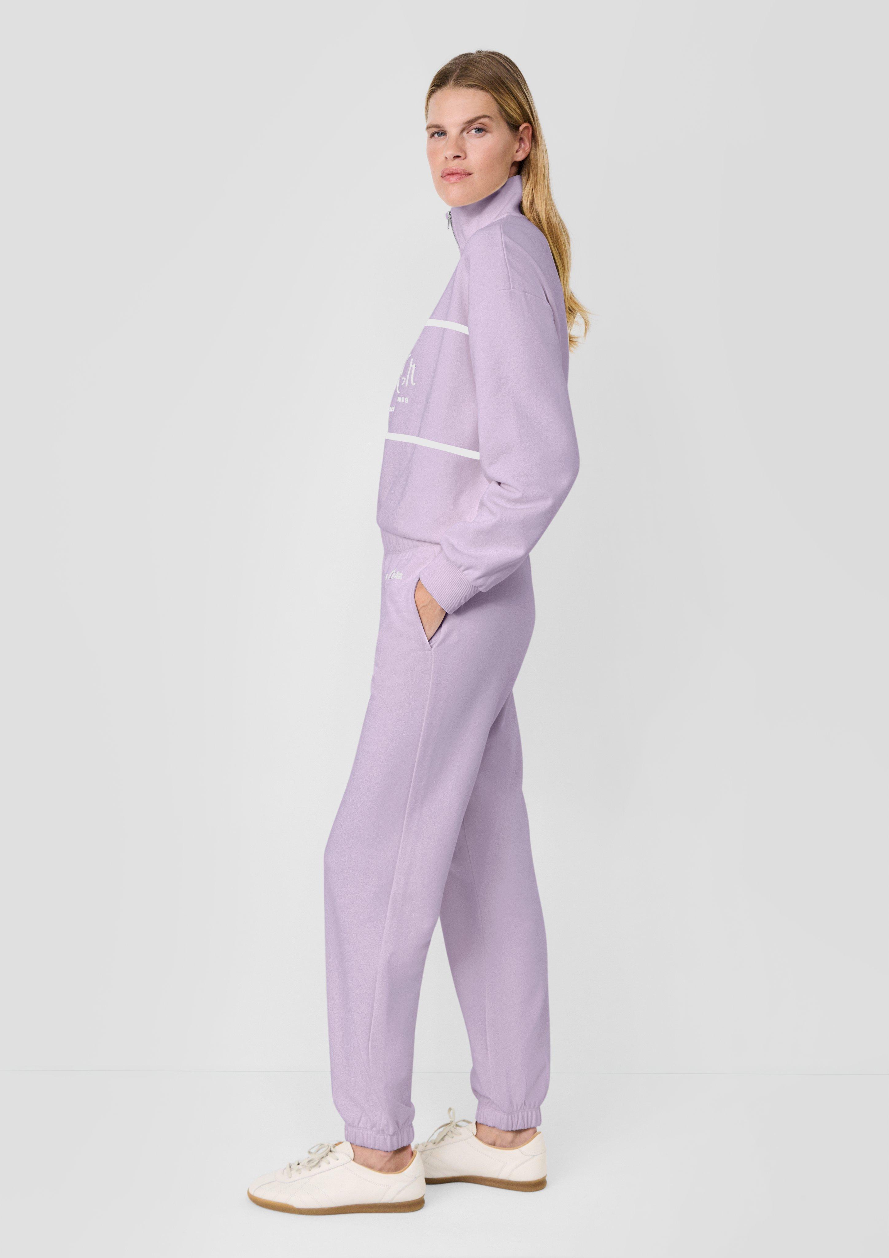Femmes s.Oliver x Heidi Klum : pantalon de jogging à logo en violet de s.Oliver