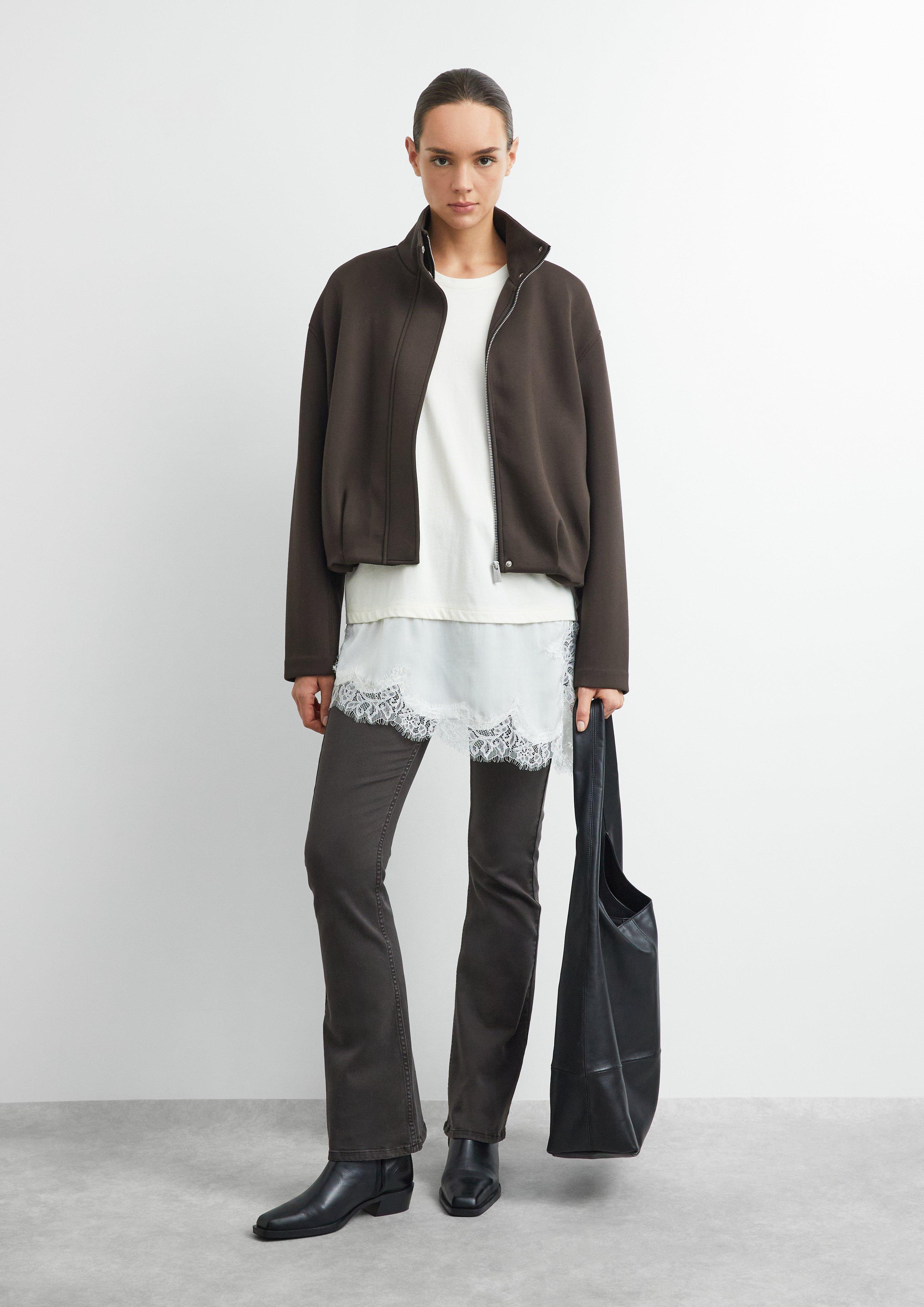T-Shirt in creme von COMMA