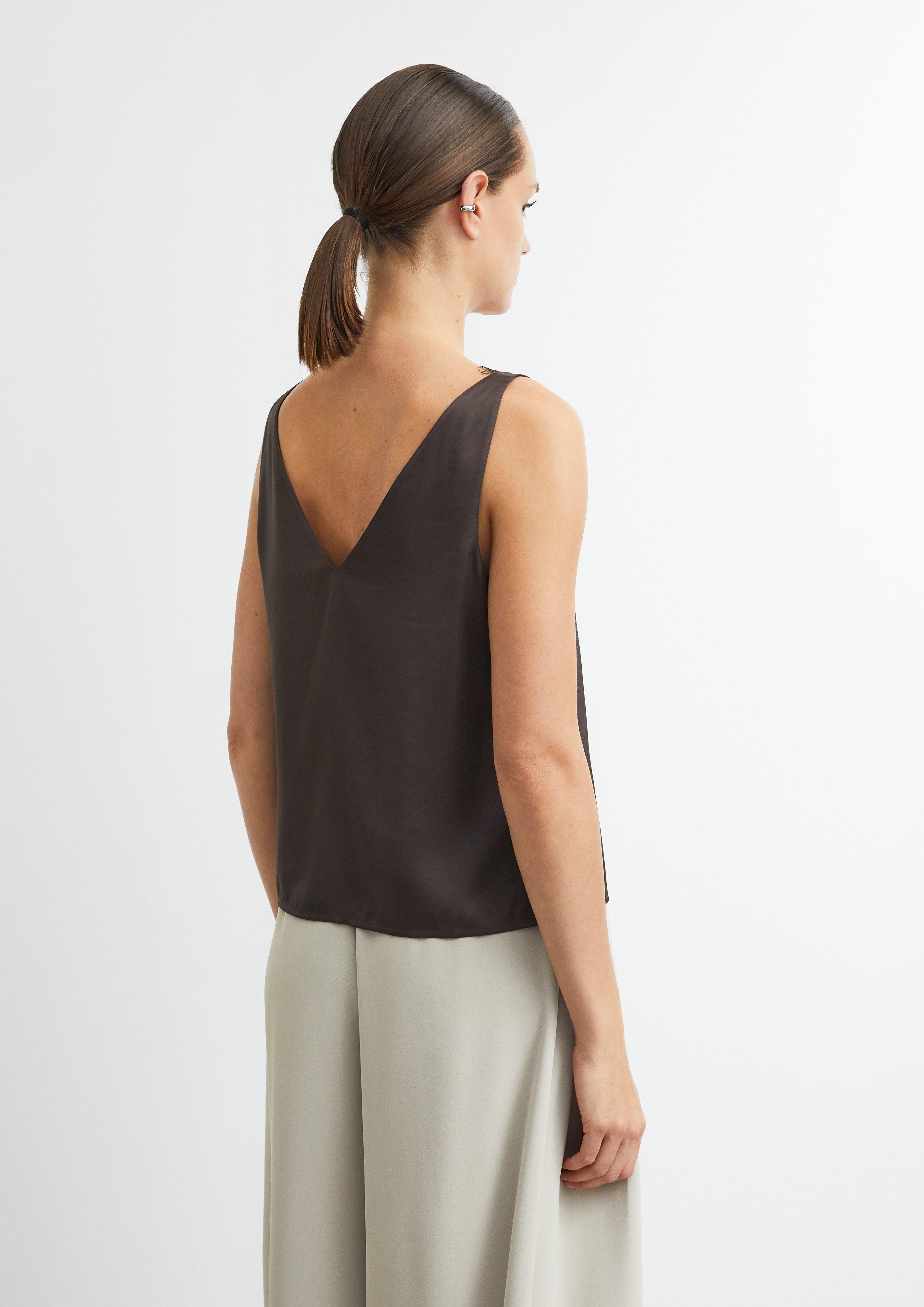 Bluse in braun von COMMA
