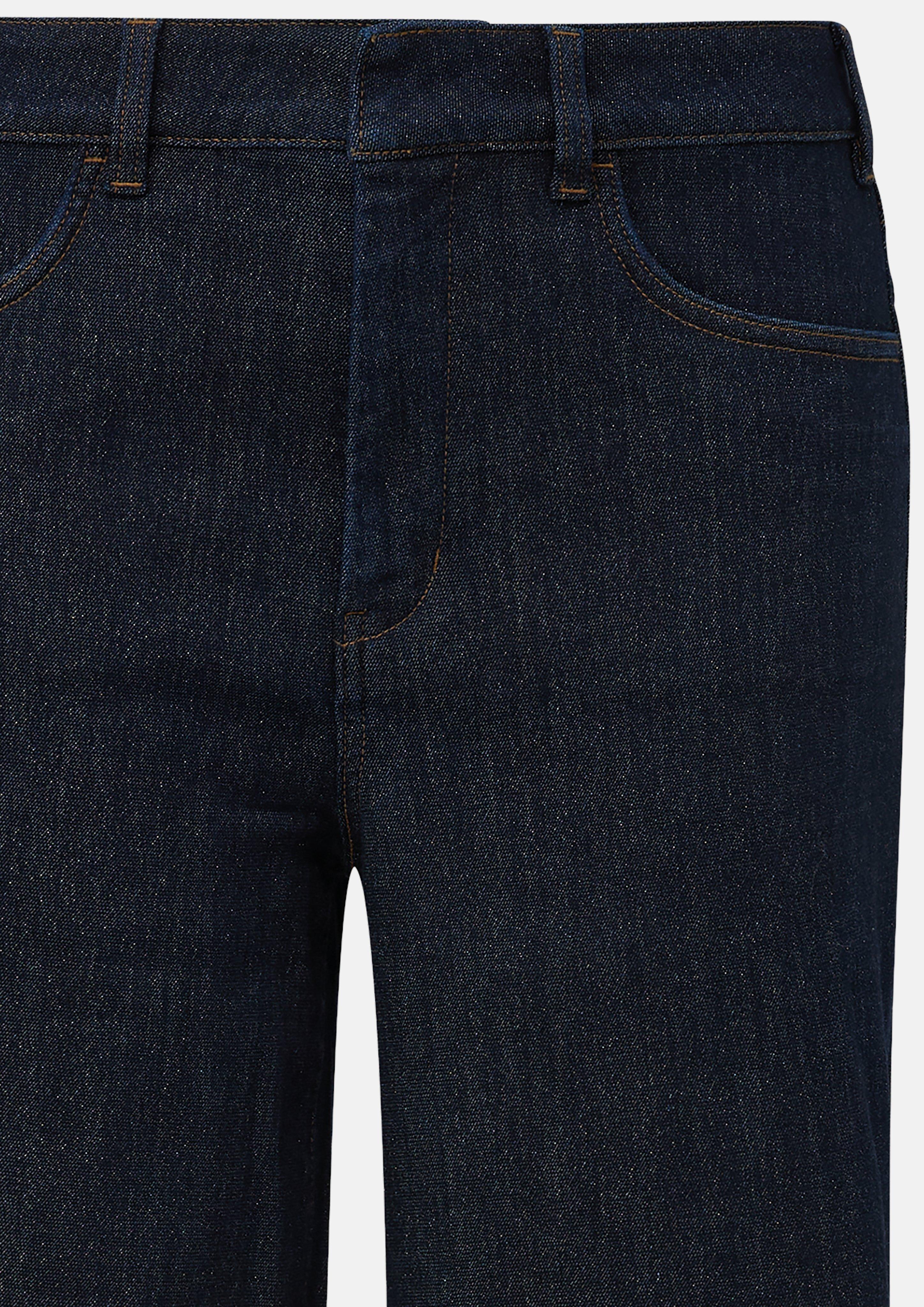 Damen Jeans / High Rise / Wide / Glitzereffekt in blau von s.Oliver CURVE