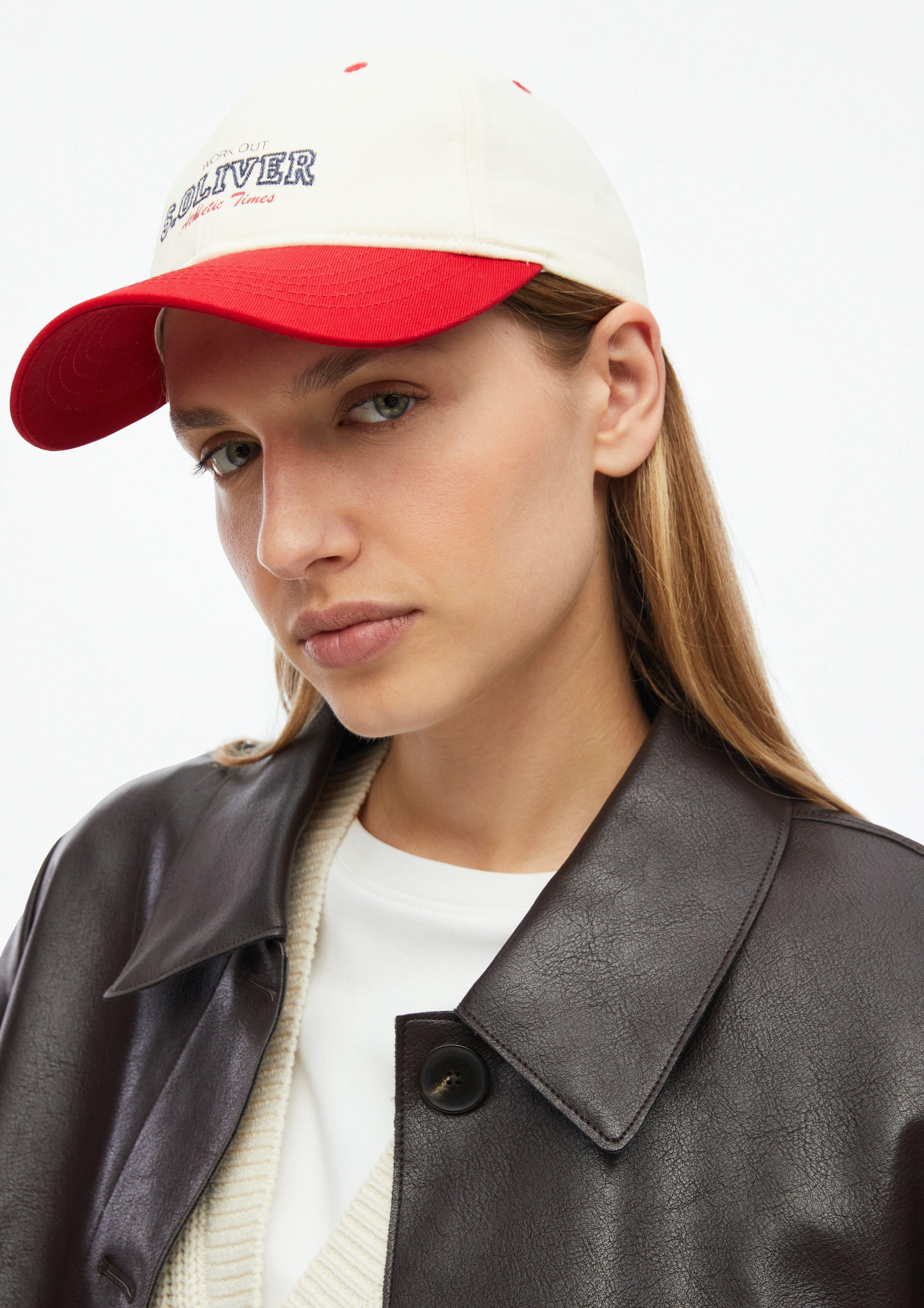 Femmes s.Oliver x Heidi Klum : casquette à logo en rouge de s.Oliver