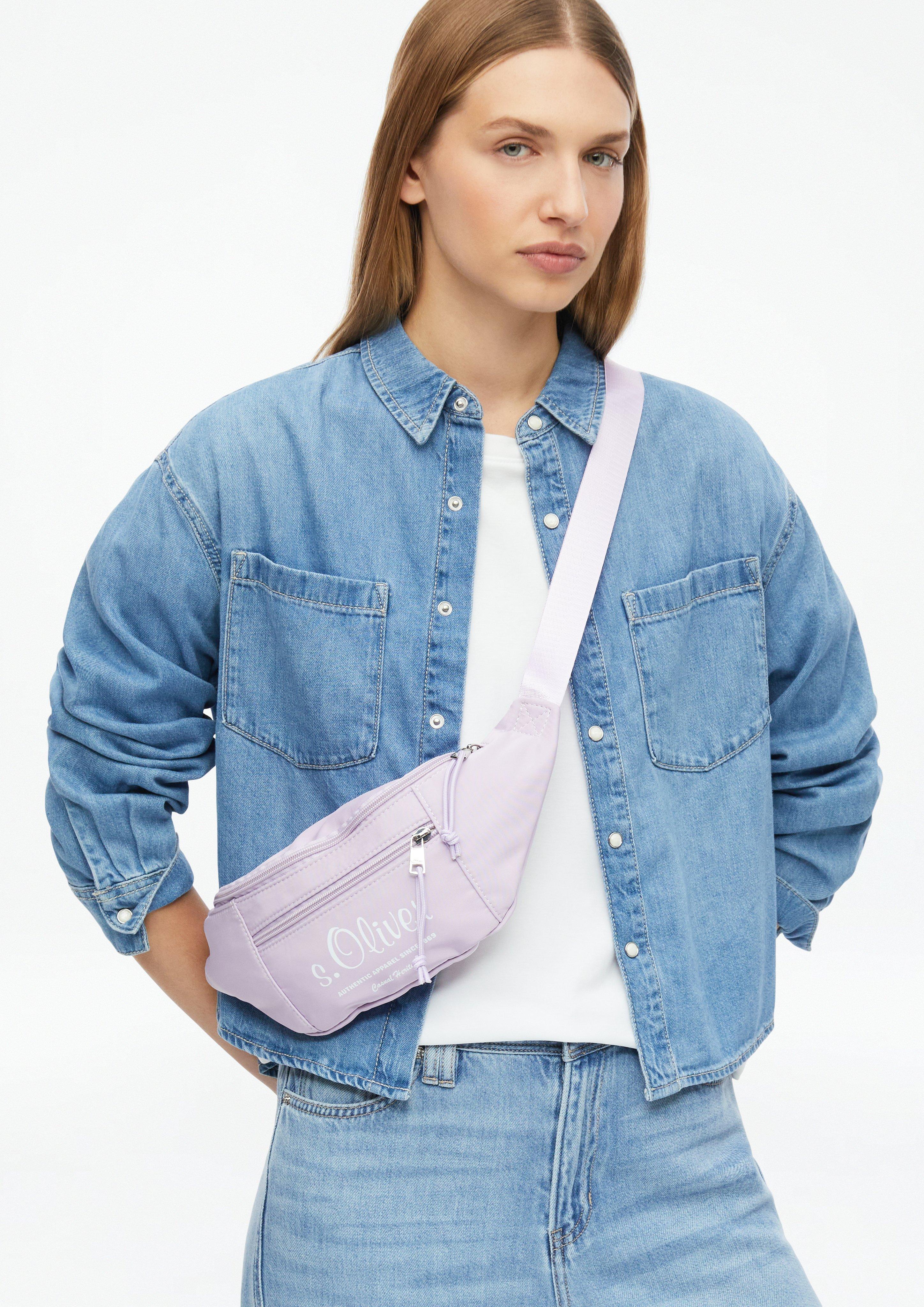 Femmes s.Oliver x Heidi Klum : sac banane à poches pratiques en violet de s.Oliver