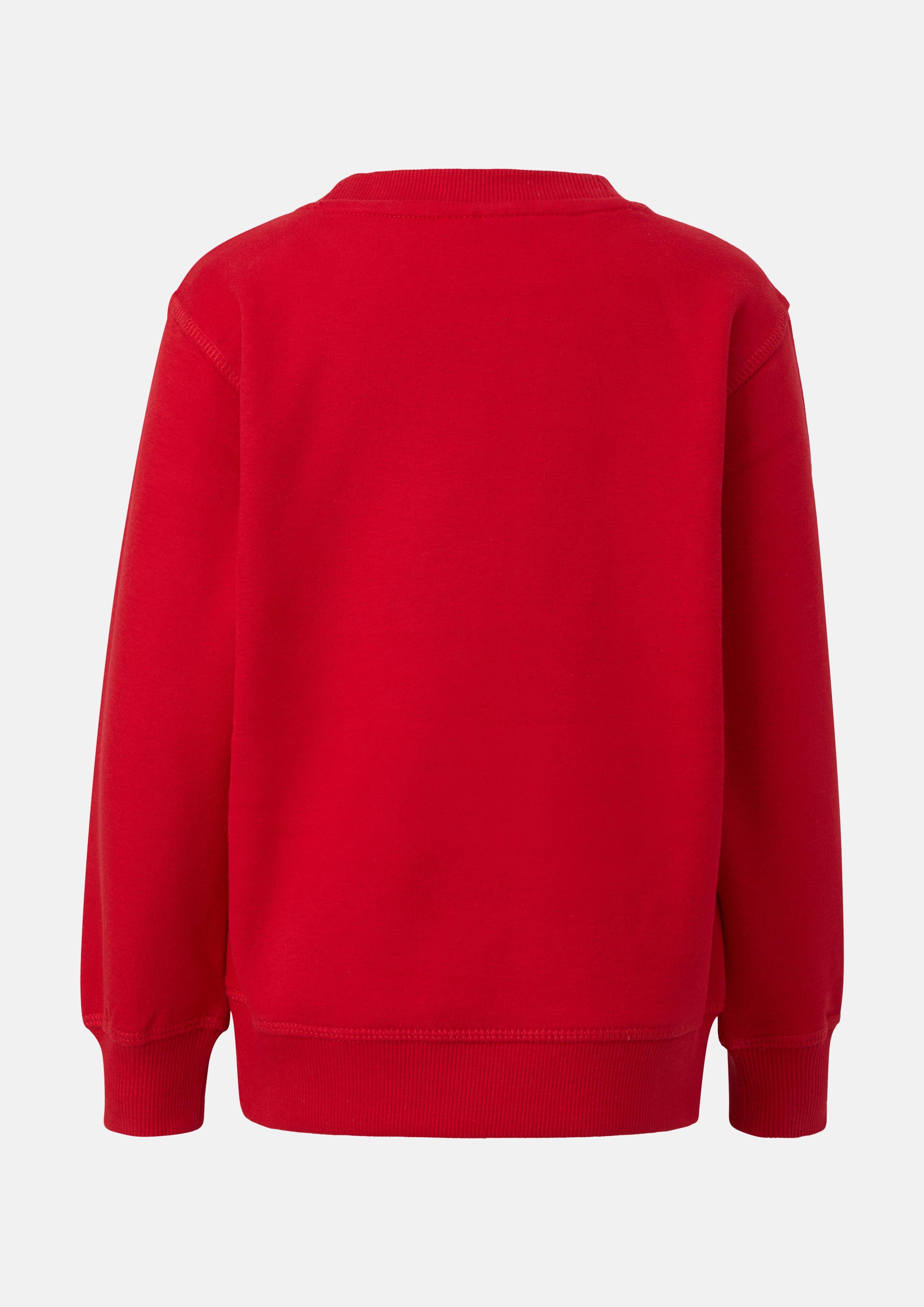 Junior Sweatshirt in rood van s.Oliver