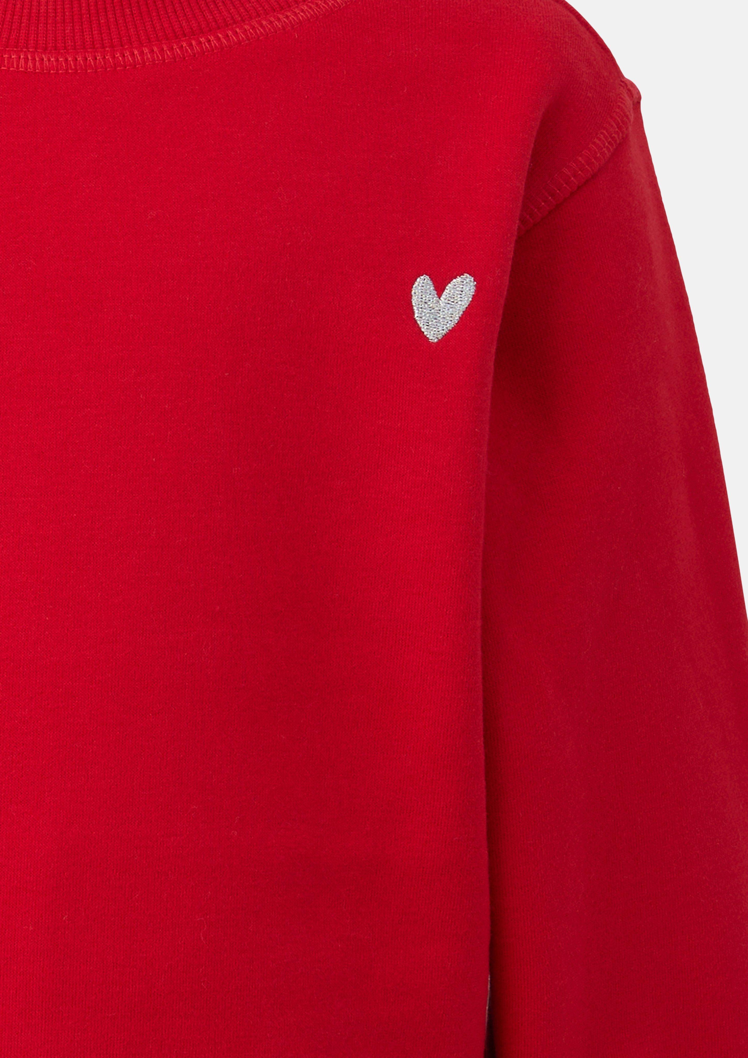 Junior Sweatshirt in rood van s.Oliver