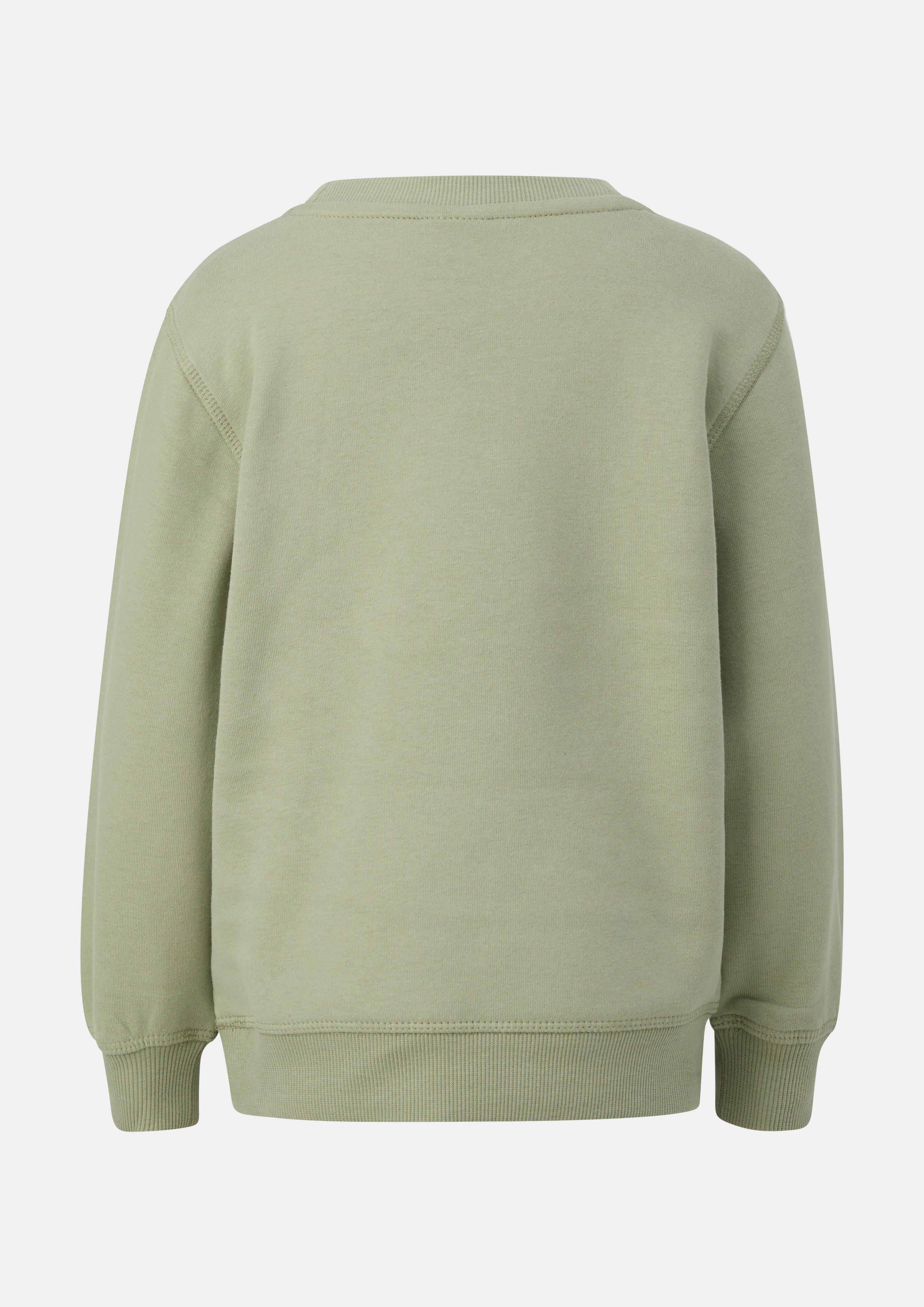 Junior Sweatshirt in olijfgroen van s.Oliver