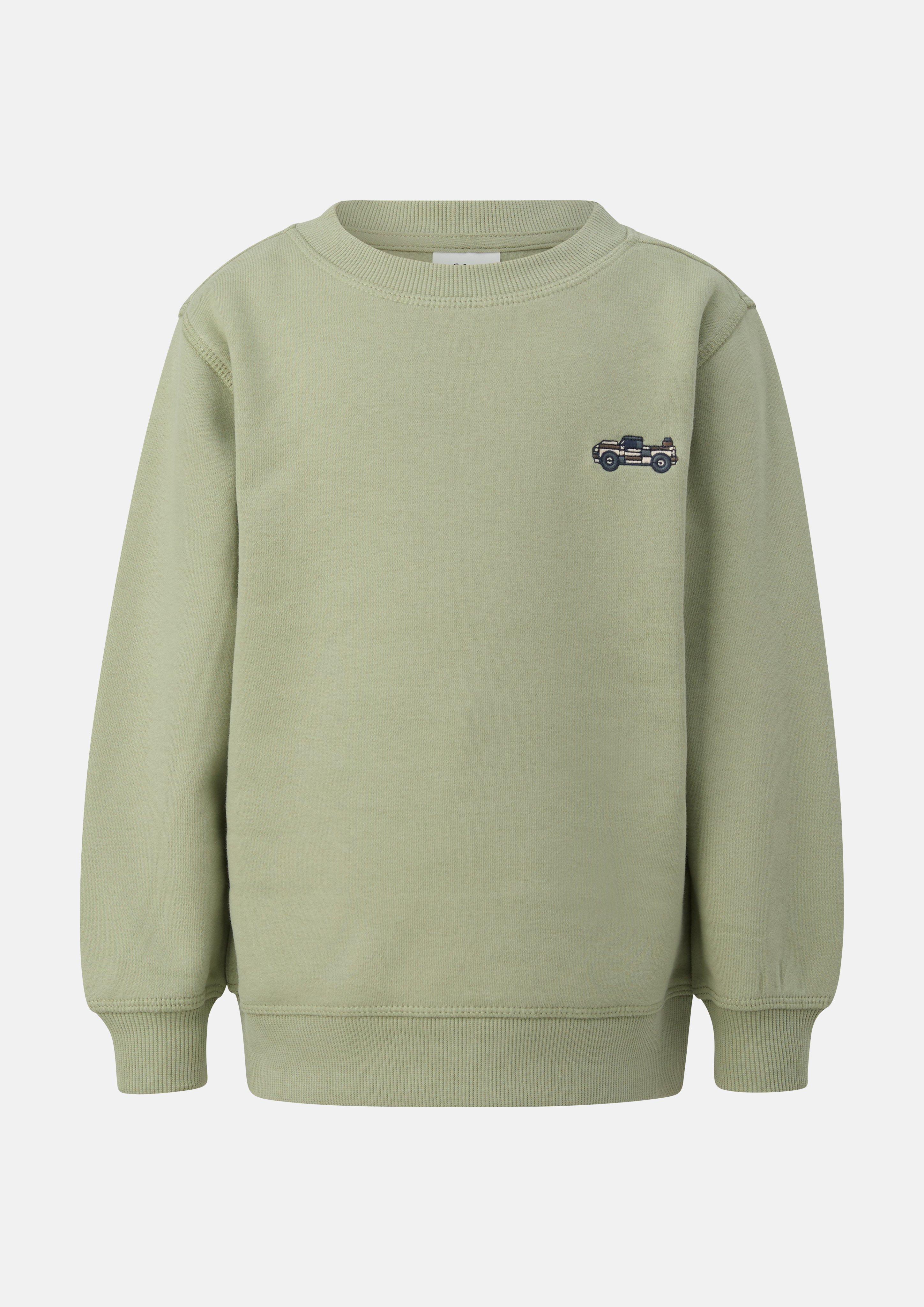 Junior Sweatshirt in olijfgroen van s.Oliver