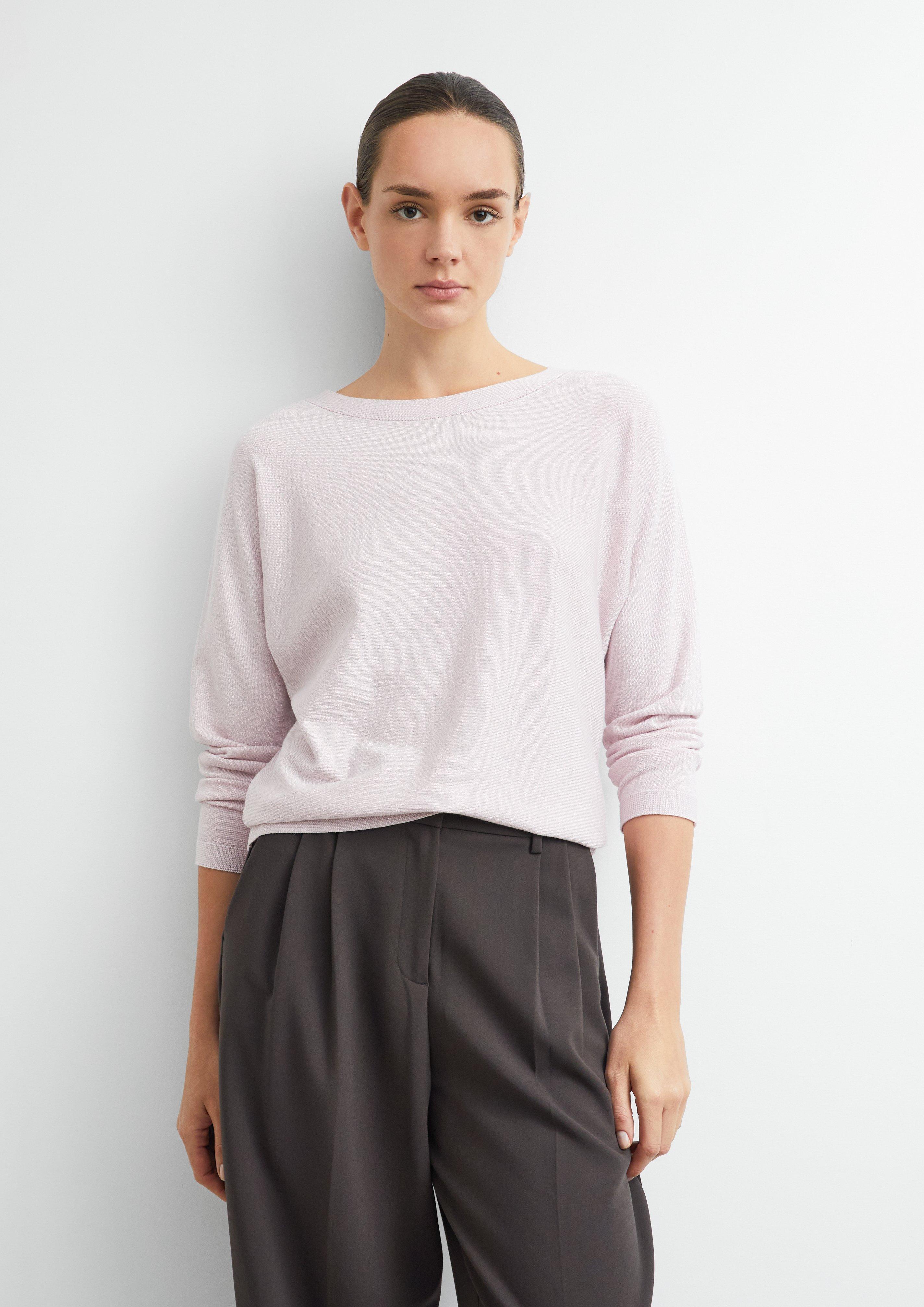 Strickpullover in zartrosa von COMMA