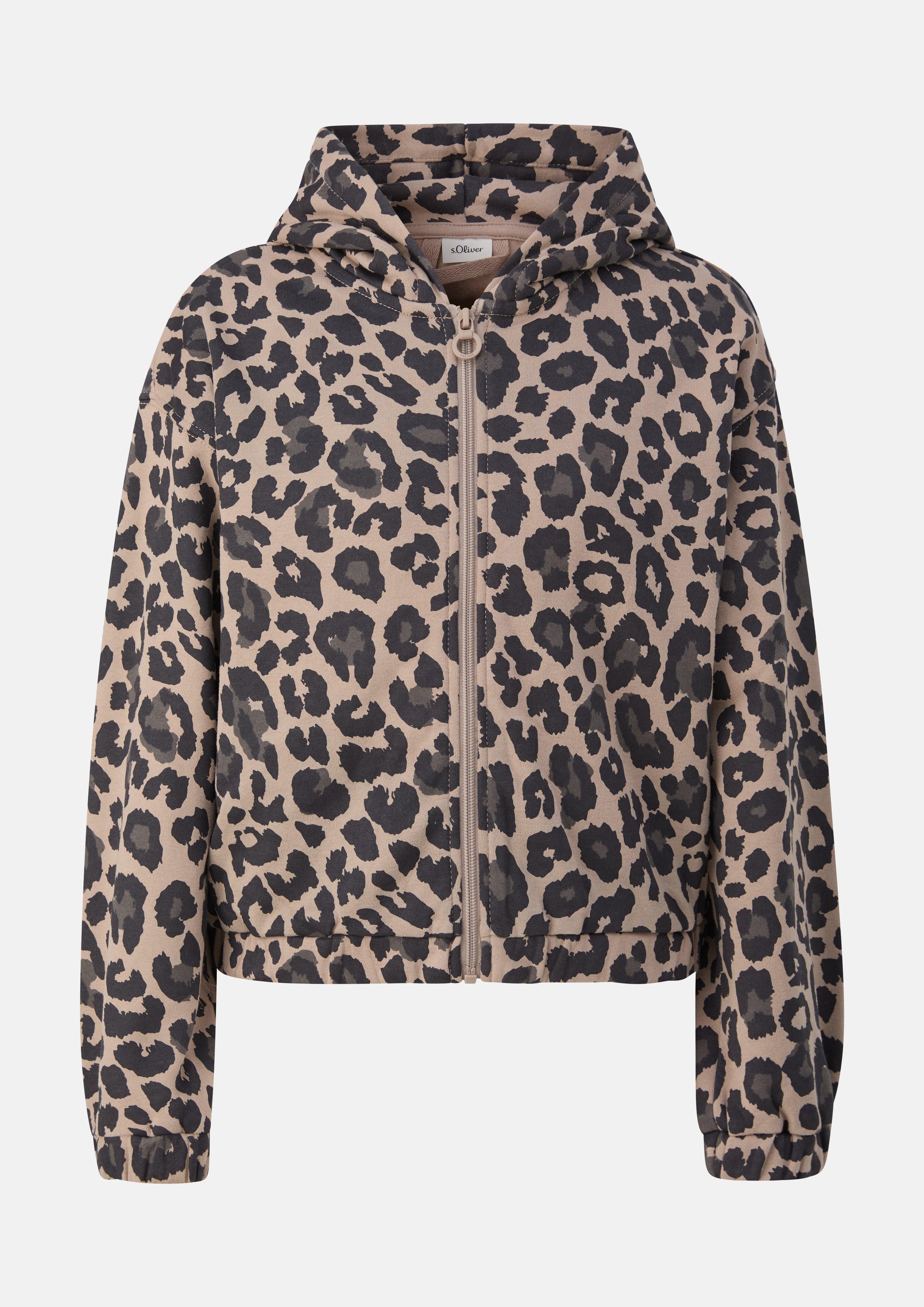 Knus oversized sweatshirt met all-over-print
