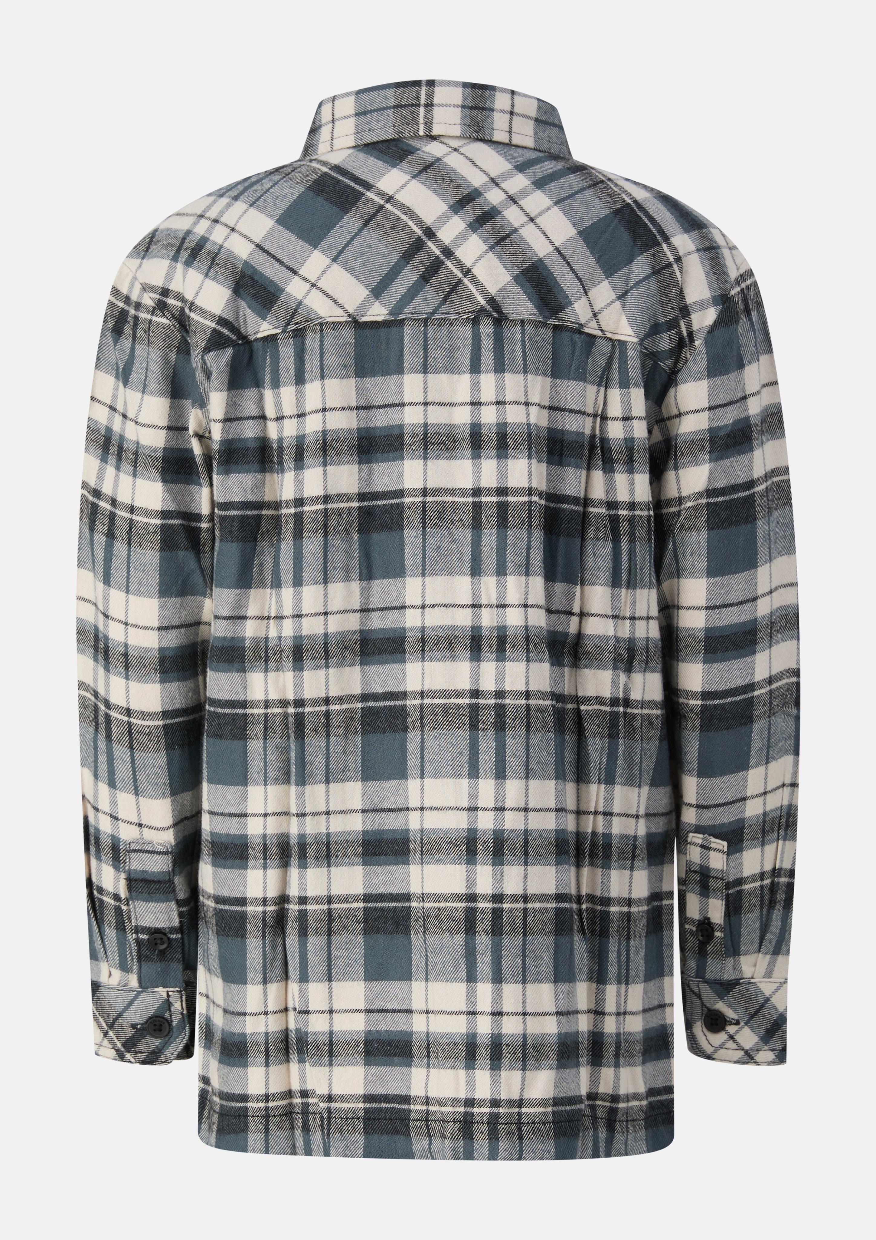 Junior Chemise en flanelle avec poche poitrine en beige de s.Oliver