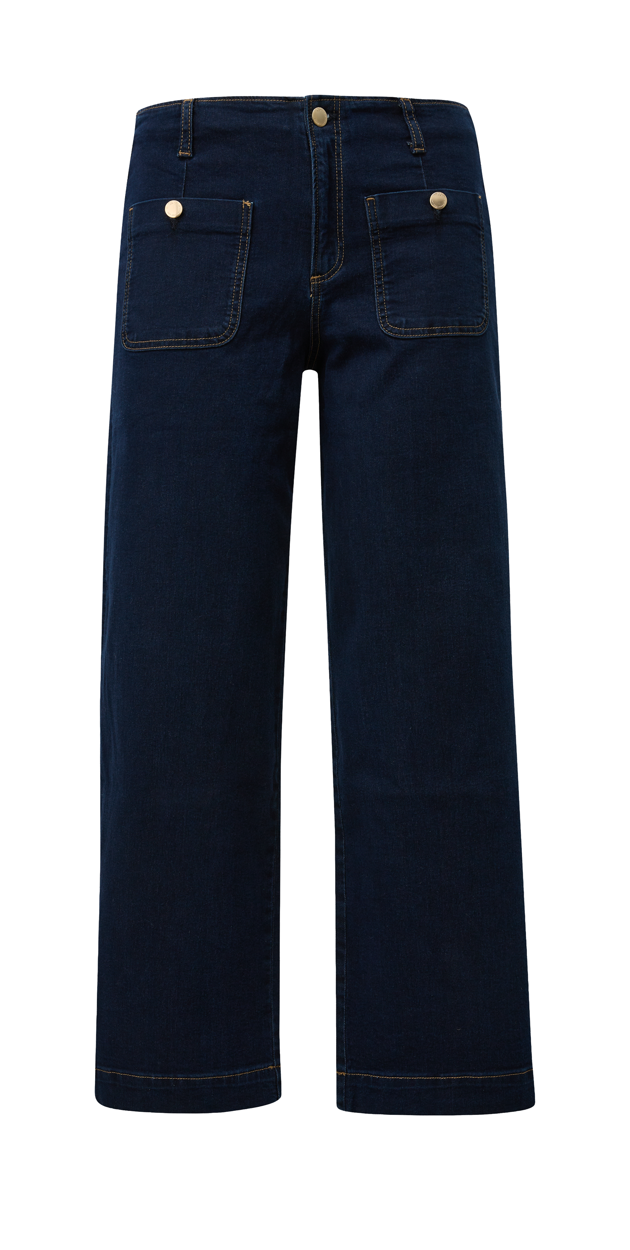 Jeans met wijde pijpen / middelhoge taille / wijde pijpen