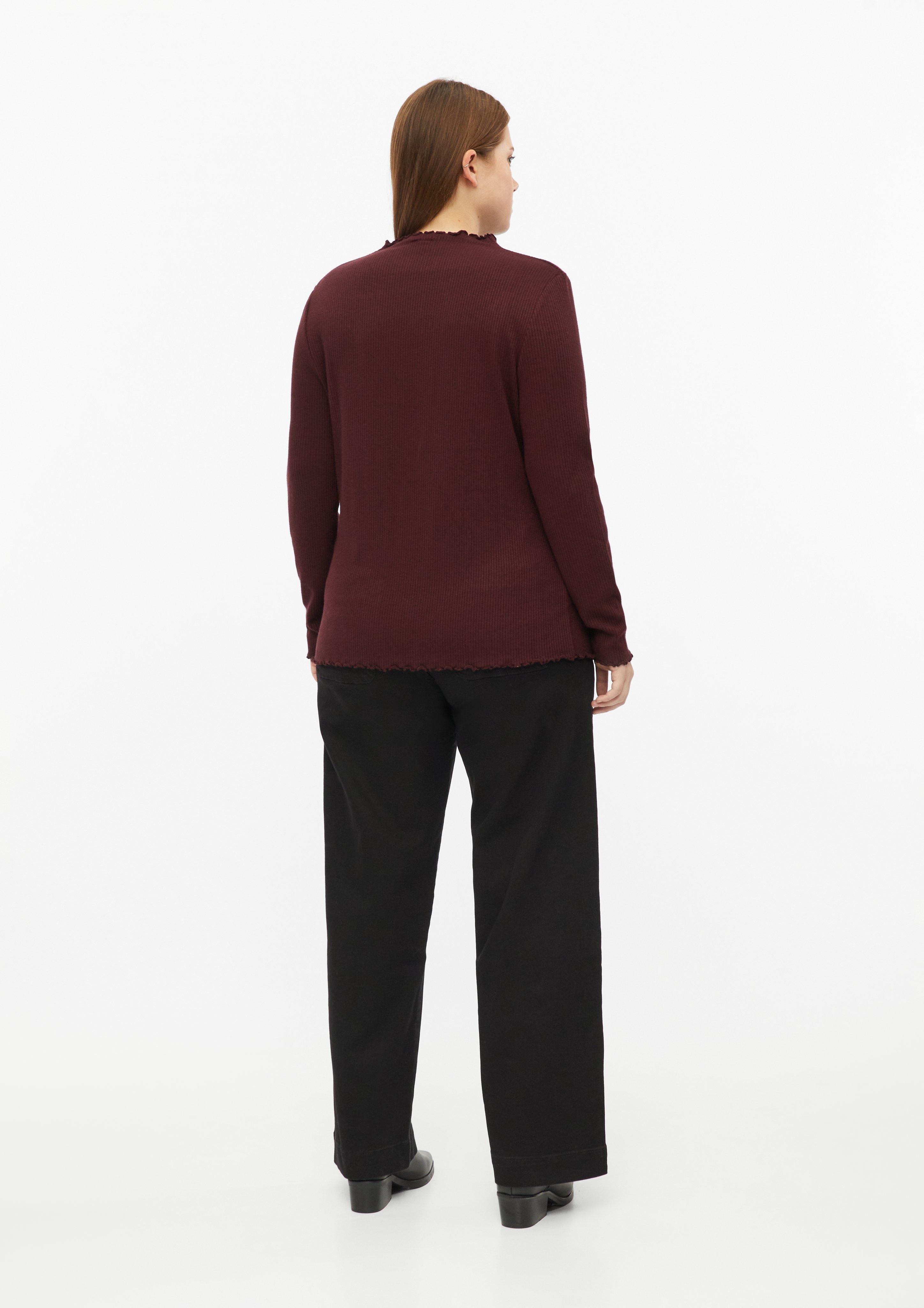 Damen Jeans Wide / Mid Rise / Wide Leg in grau von QS CURVE