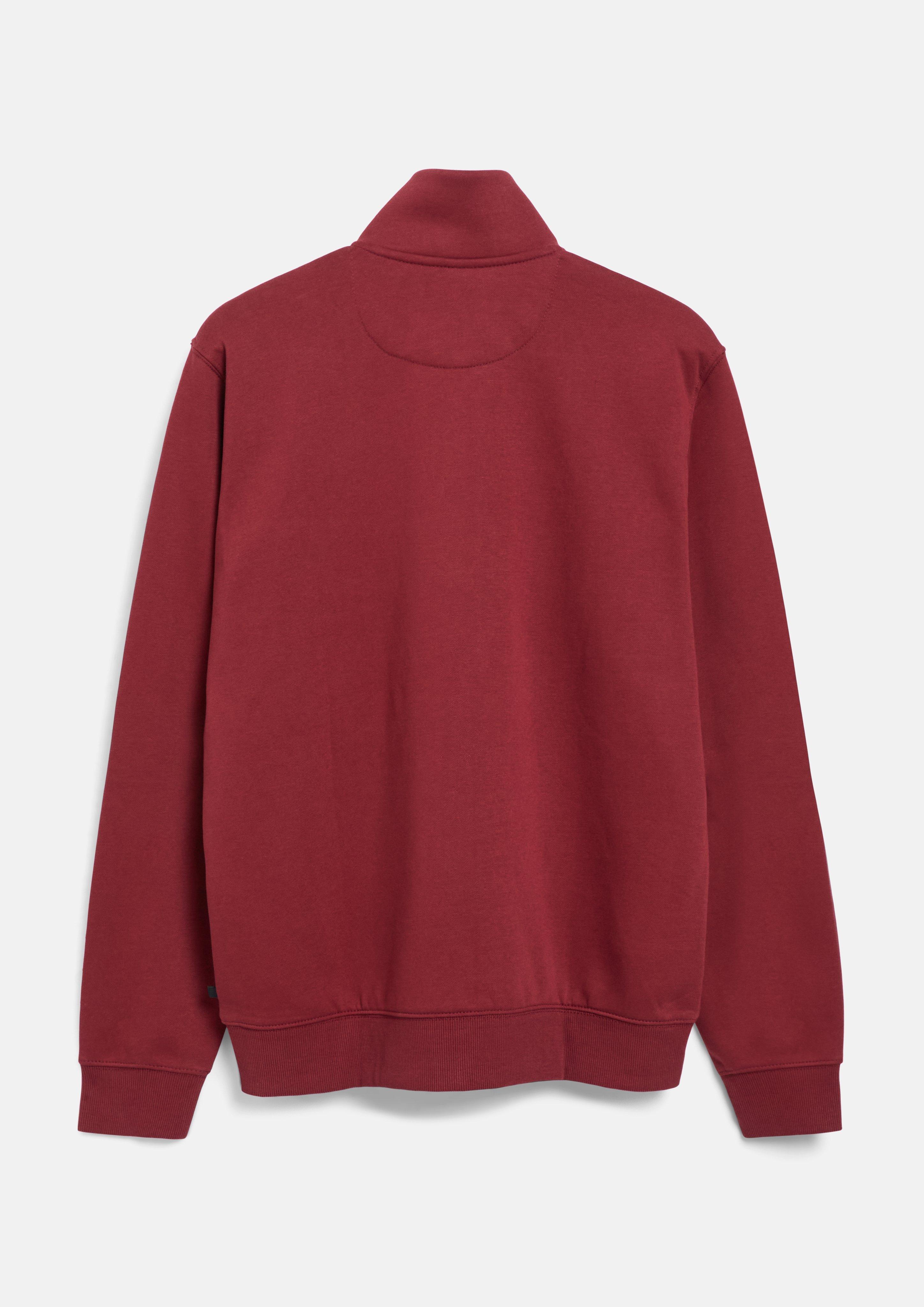 Heren Sweatshirt jas in rood van s.Oliver