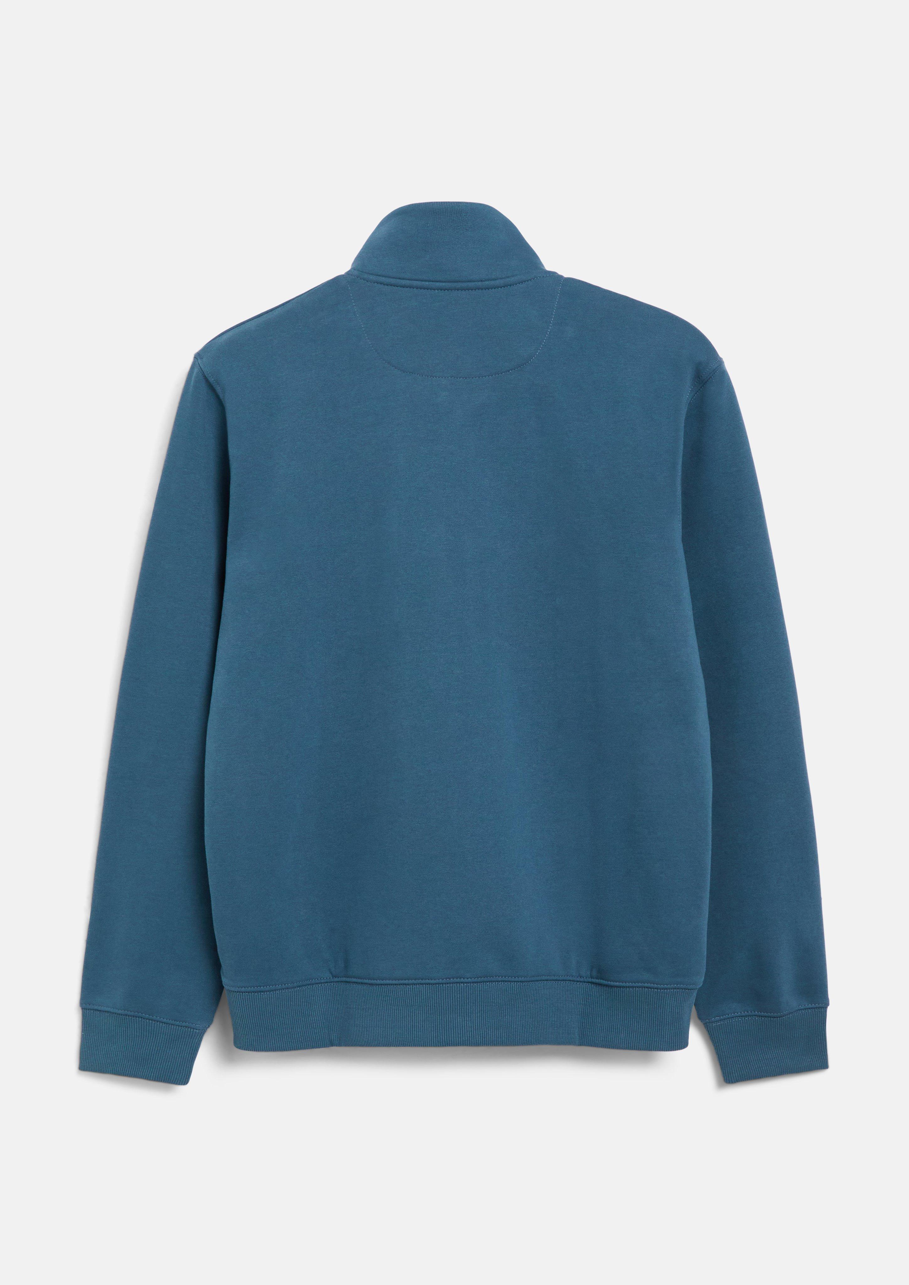 Heren Sweatshirt jas in blauw van s.Oliver