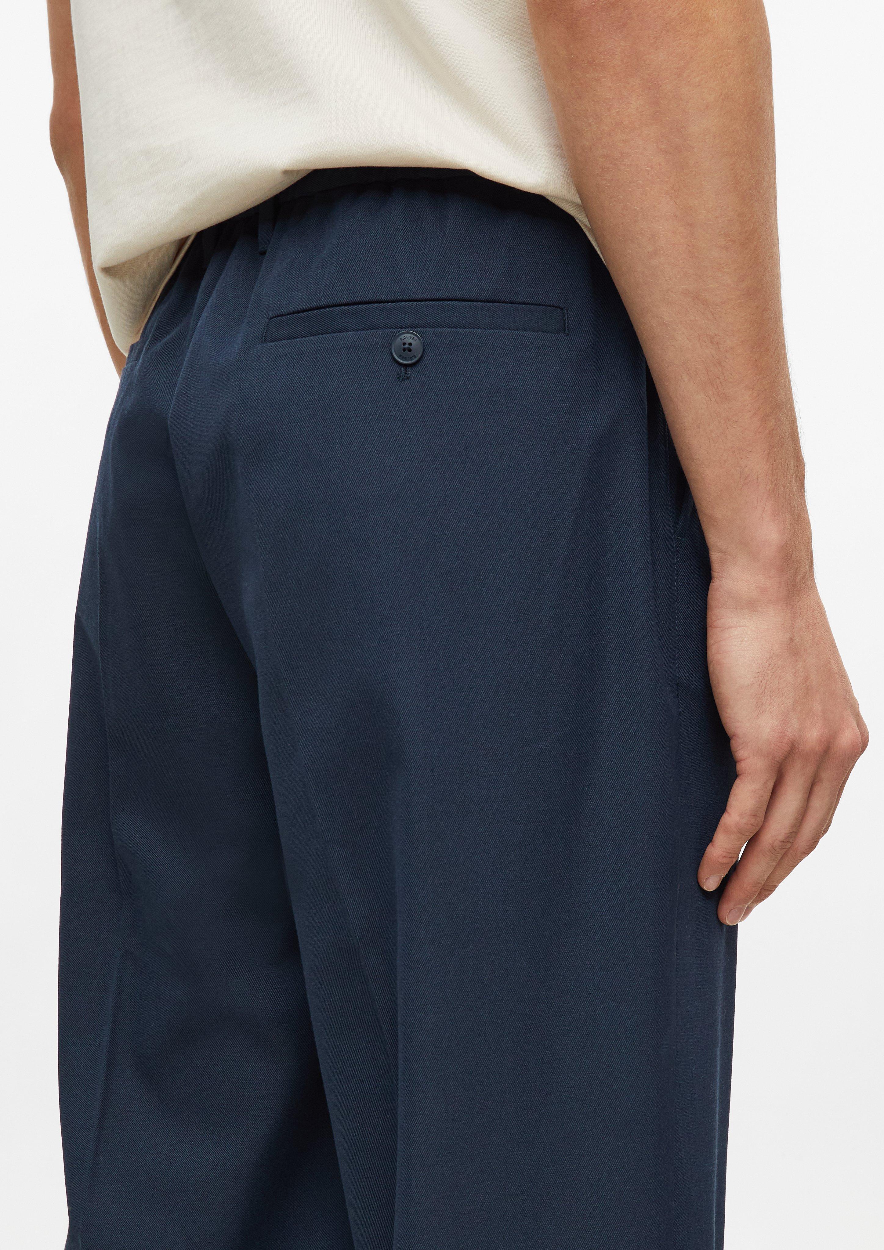 Men Trousers in blue by s.Oliver