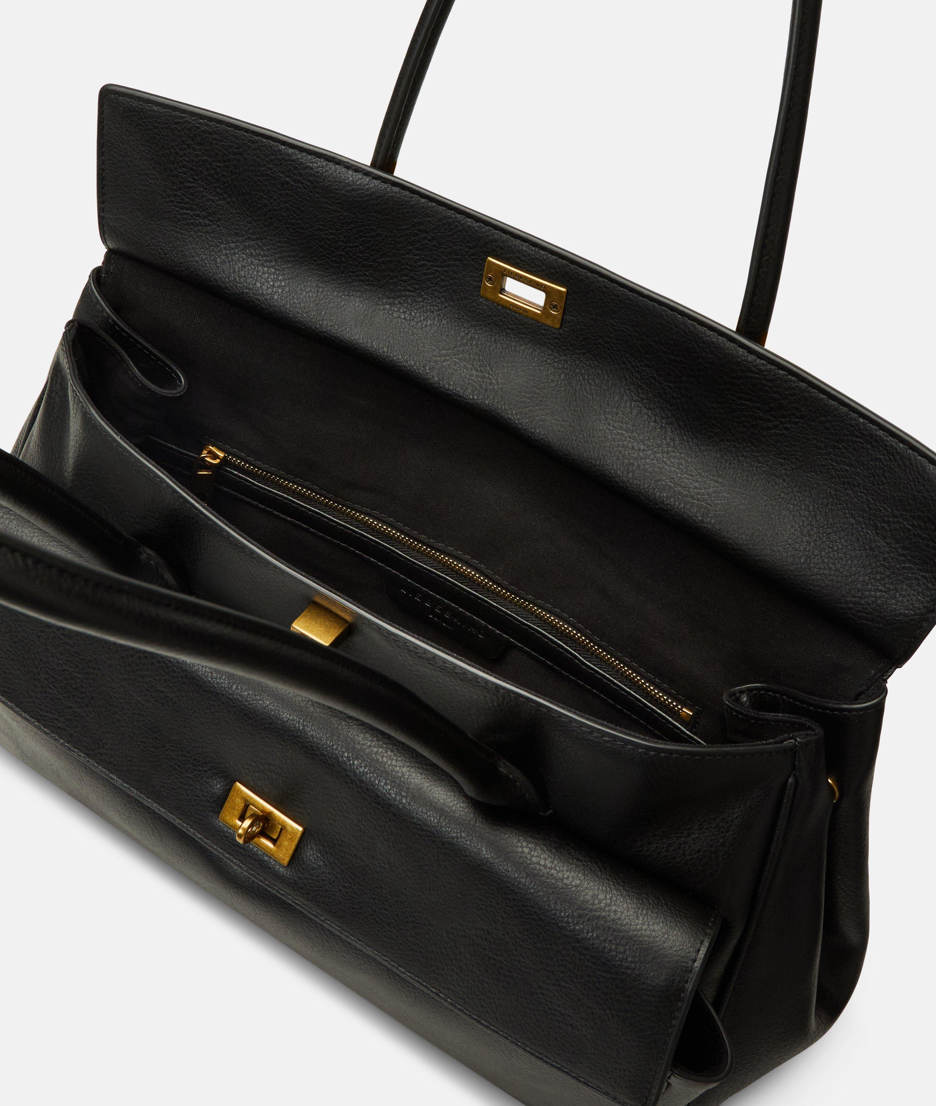 Archive Gloria II Satchel L in schwarz & rot