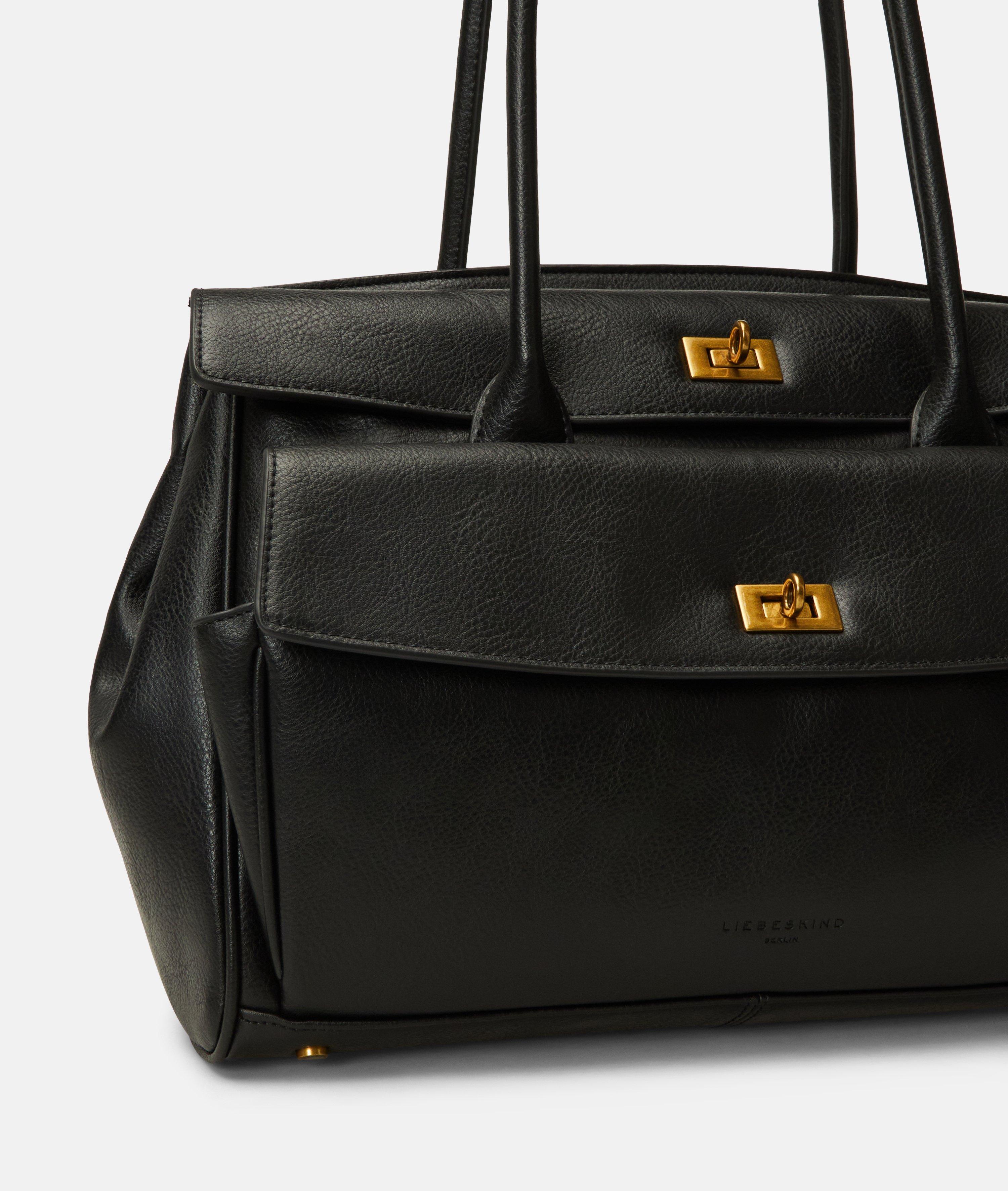 Archive Gloria II Satchel L in schwarz & rot