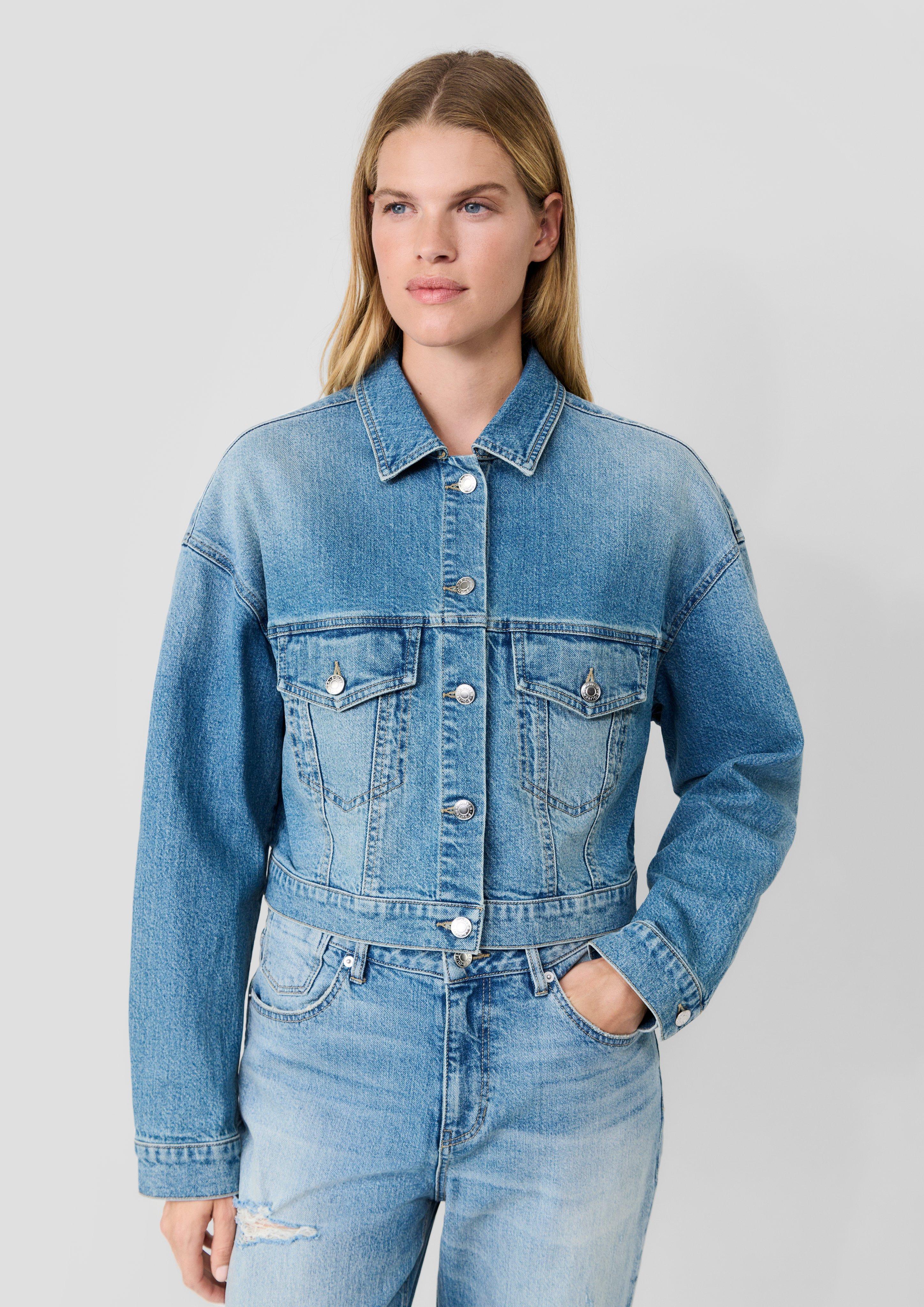 Femmes s.Oliver x Heidi Klum : veste en jean en bleu de s.Oliver
