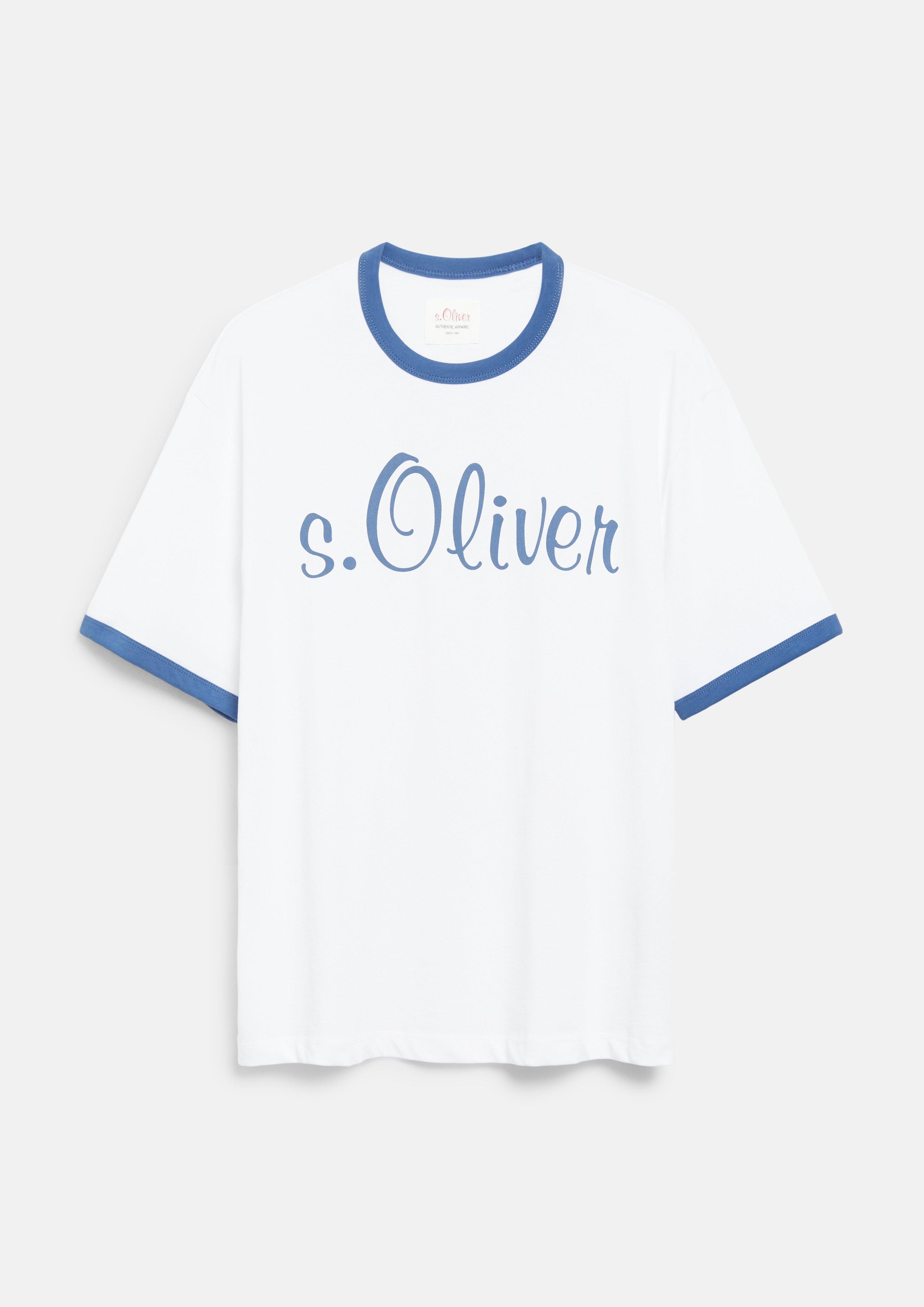 Hommes T-shirt en bleu de s.Oliver