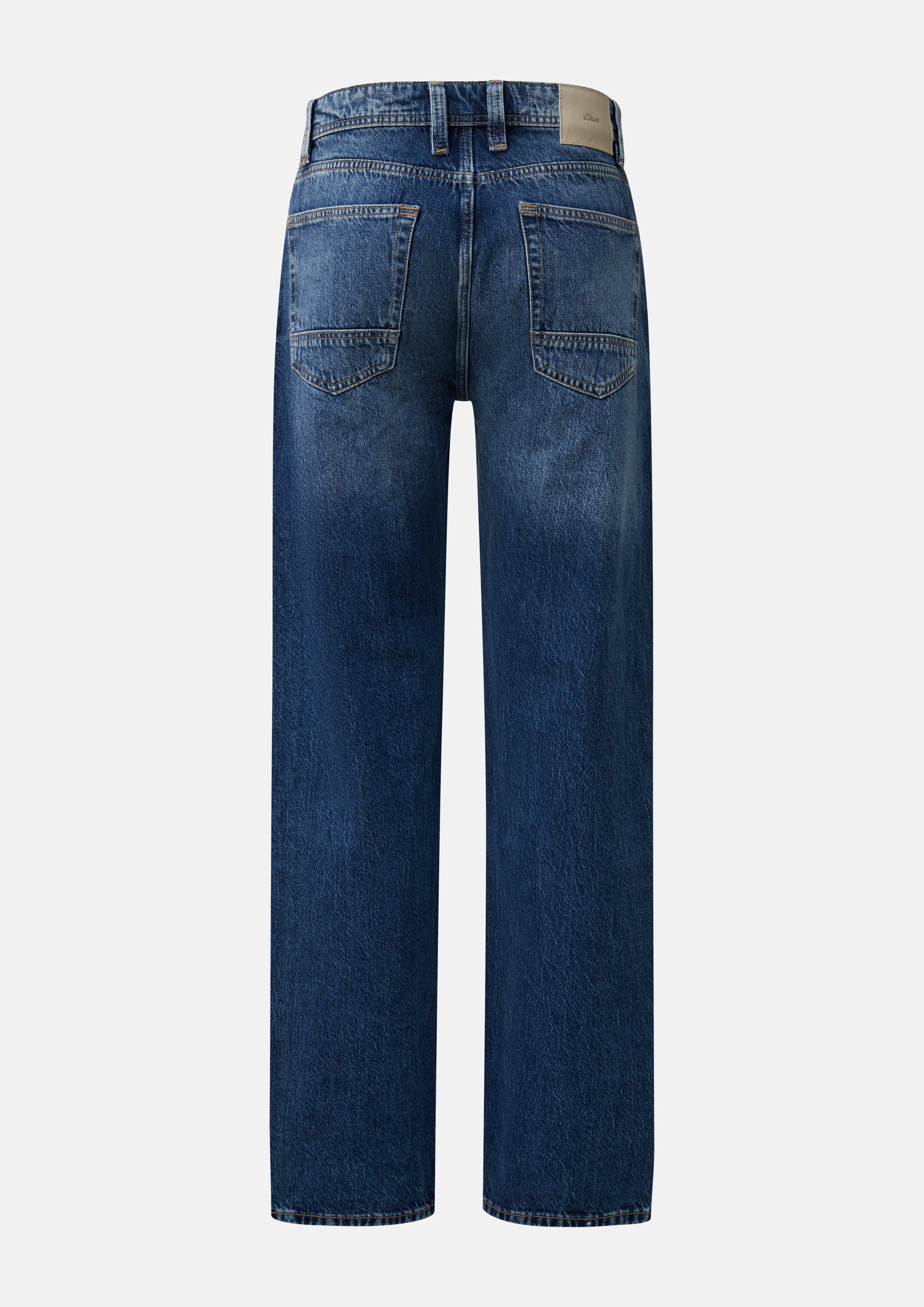 Men Denim trousers in blue by s.Oliver
