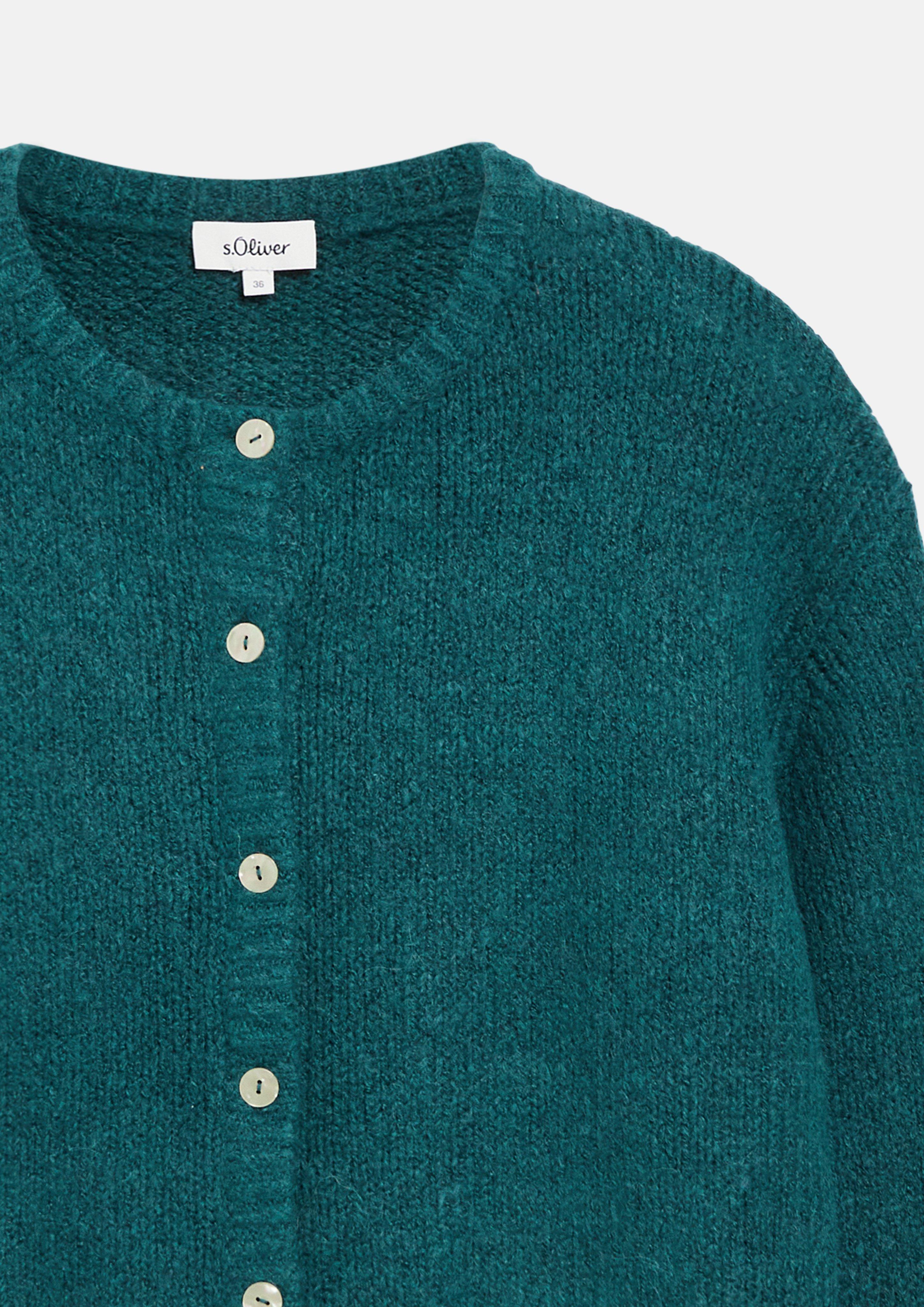 Women Cardigan in petrol by s.Oliver