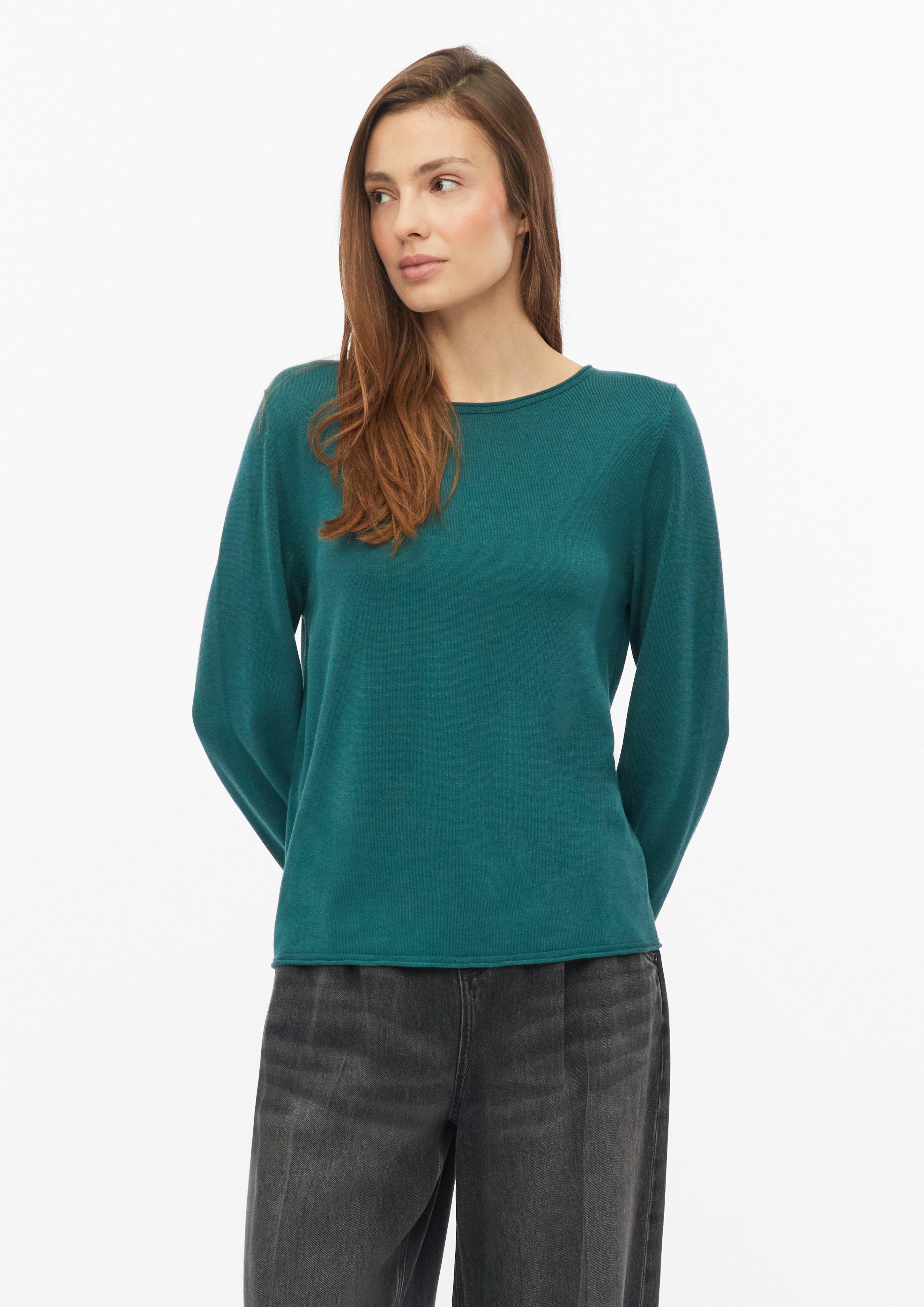 Strickpullover in Farbe petrol von s.Oliver