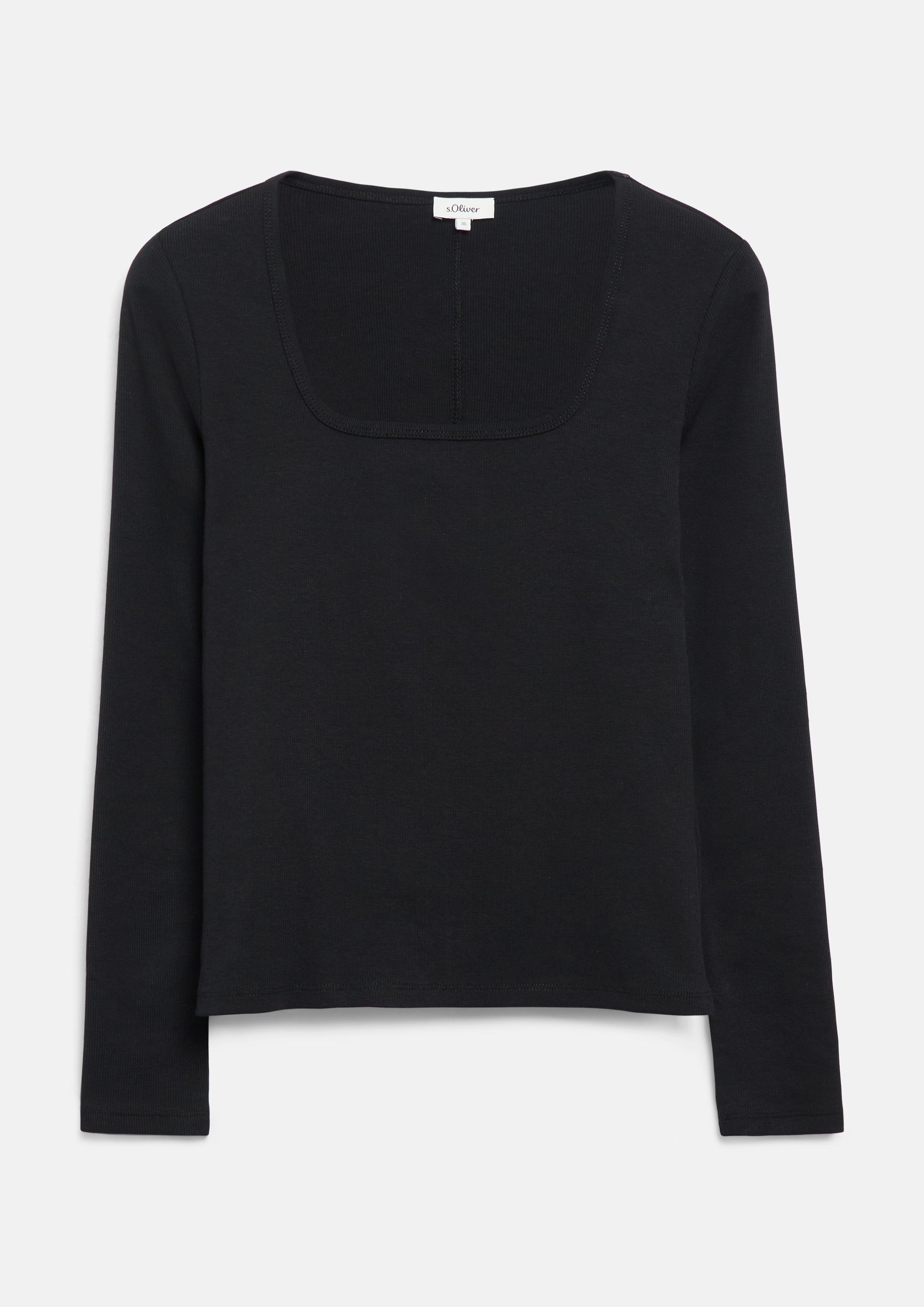 T-shirt en noir de s.Oliver