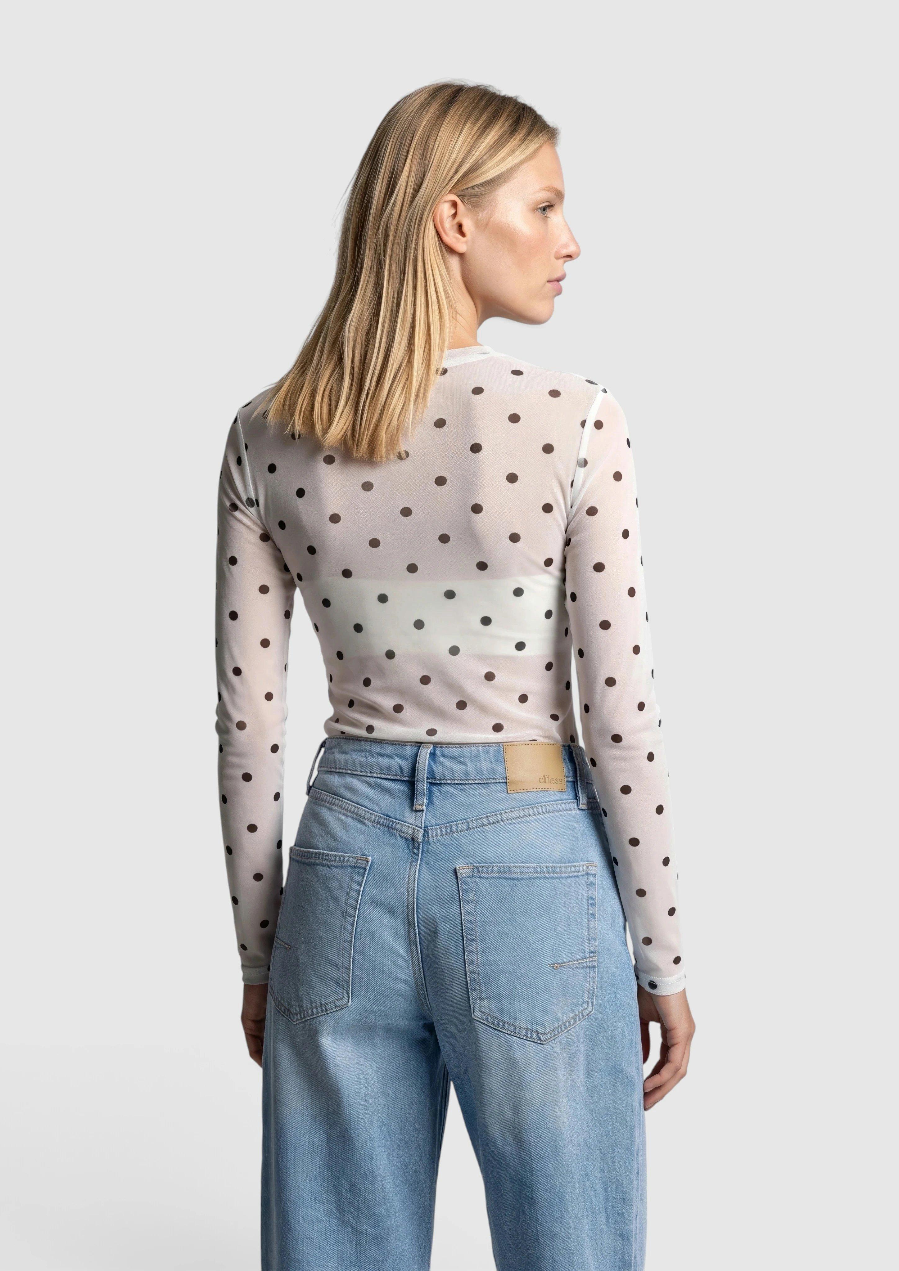 Dames T-Shirt in crème van s.Oliver
