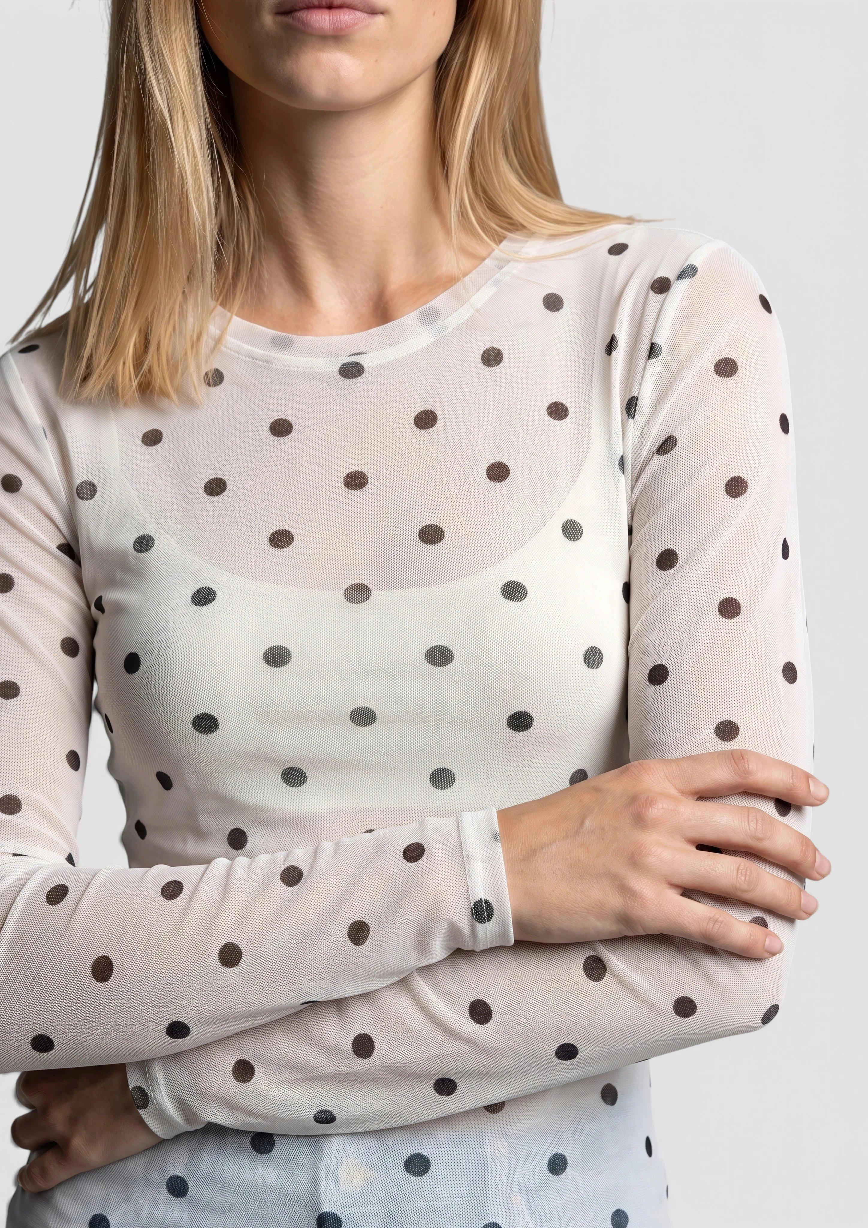 Dames T-Shirt in crème van s.Oliver