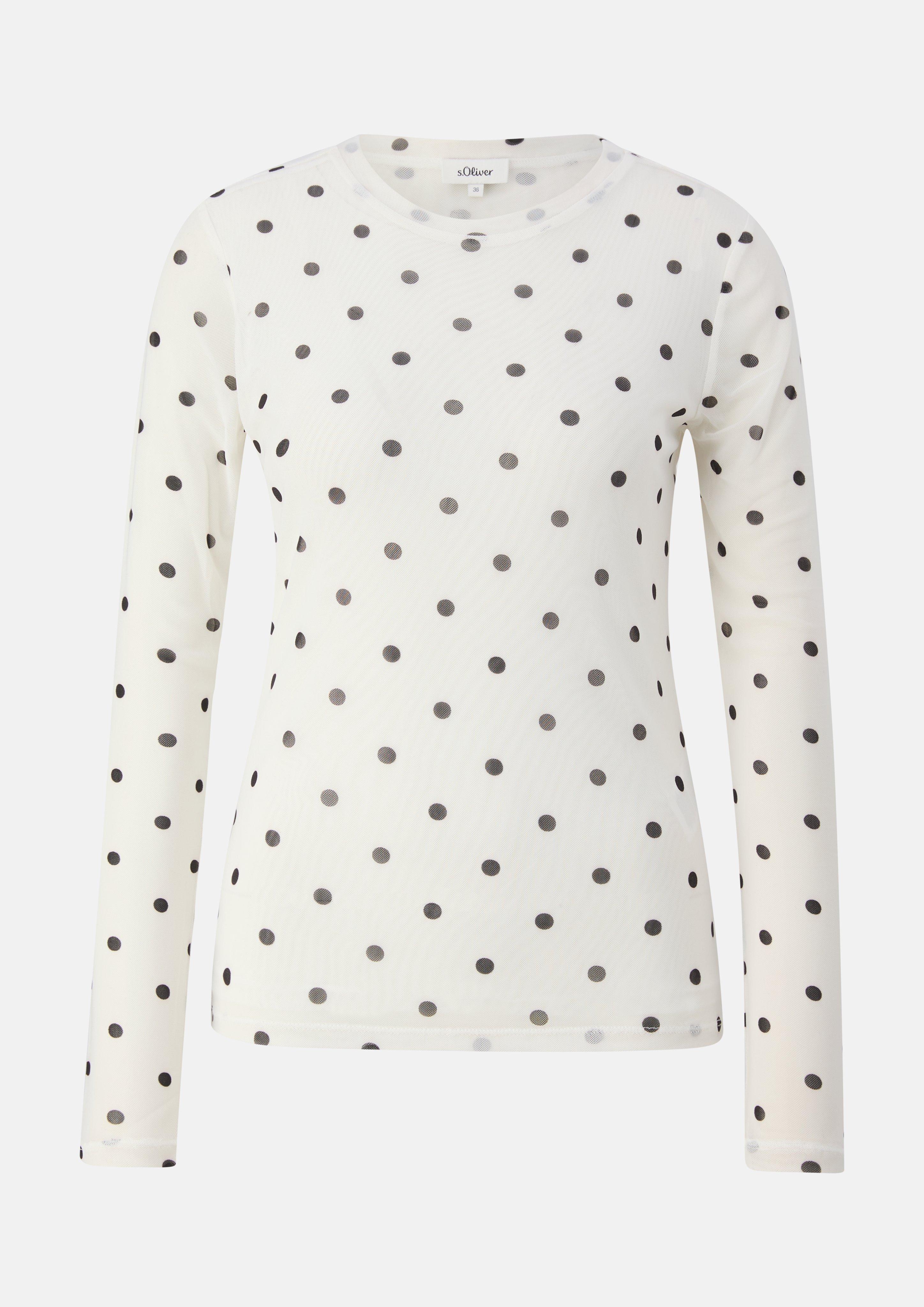 Dames T-Shirt in crème van s.Oliver