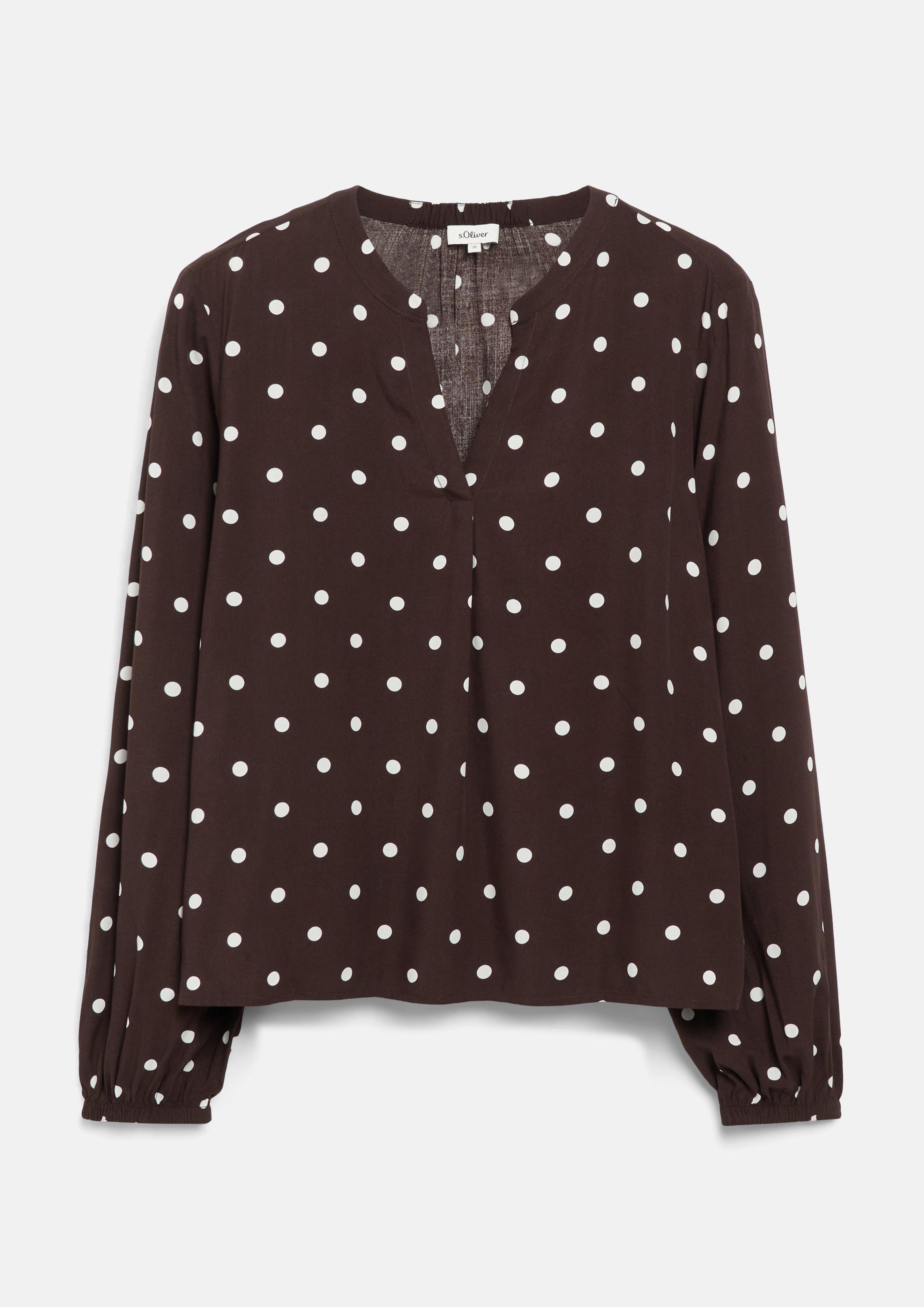 Blouse en marron foncé de s.Oliver