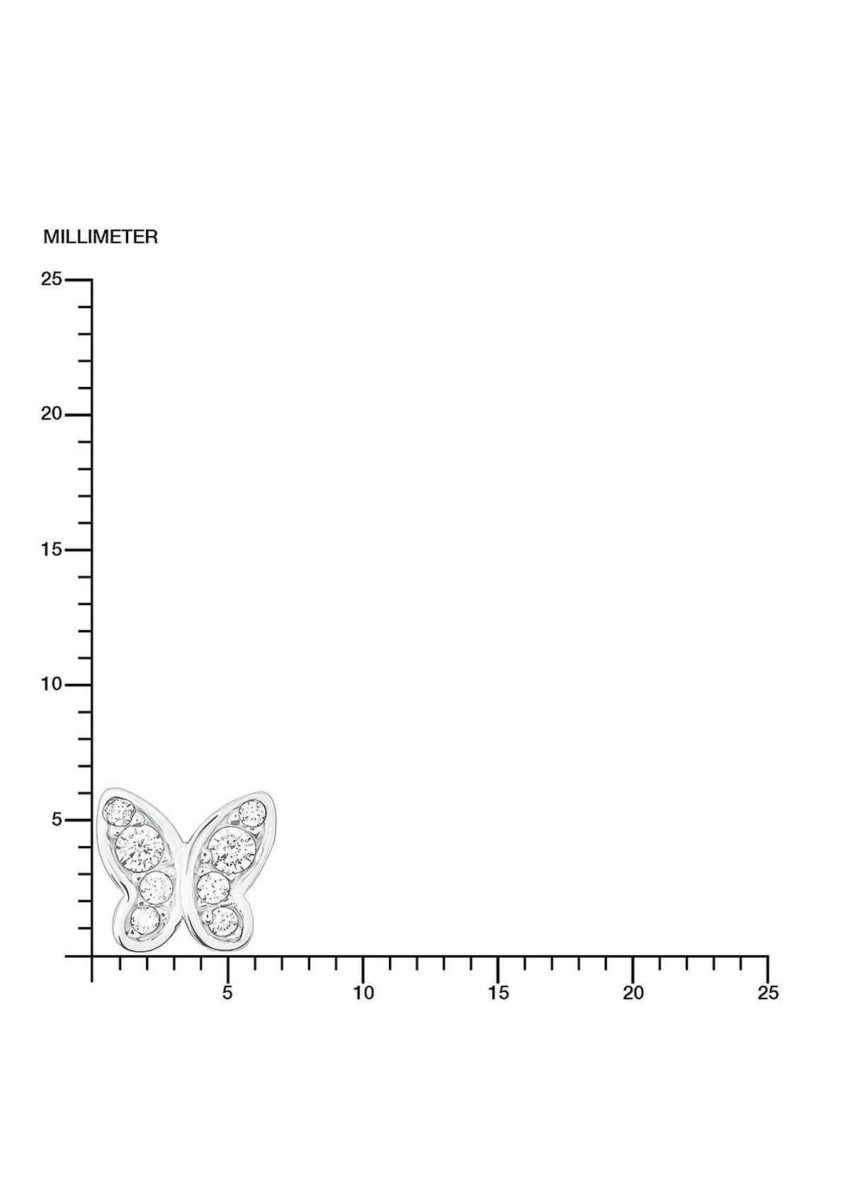 s.Oliver Zilveren vlinder-oorbellen