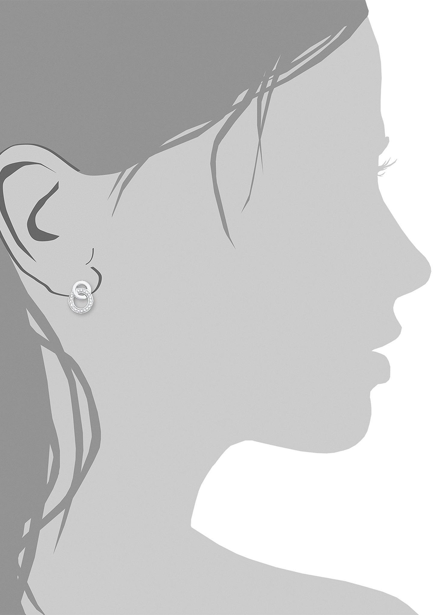 s.Oliver Silber-Ohrstecker mit Zirkonia