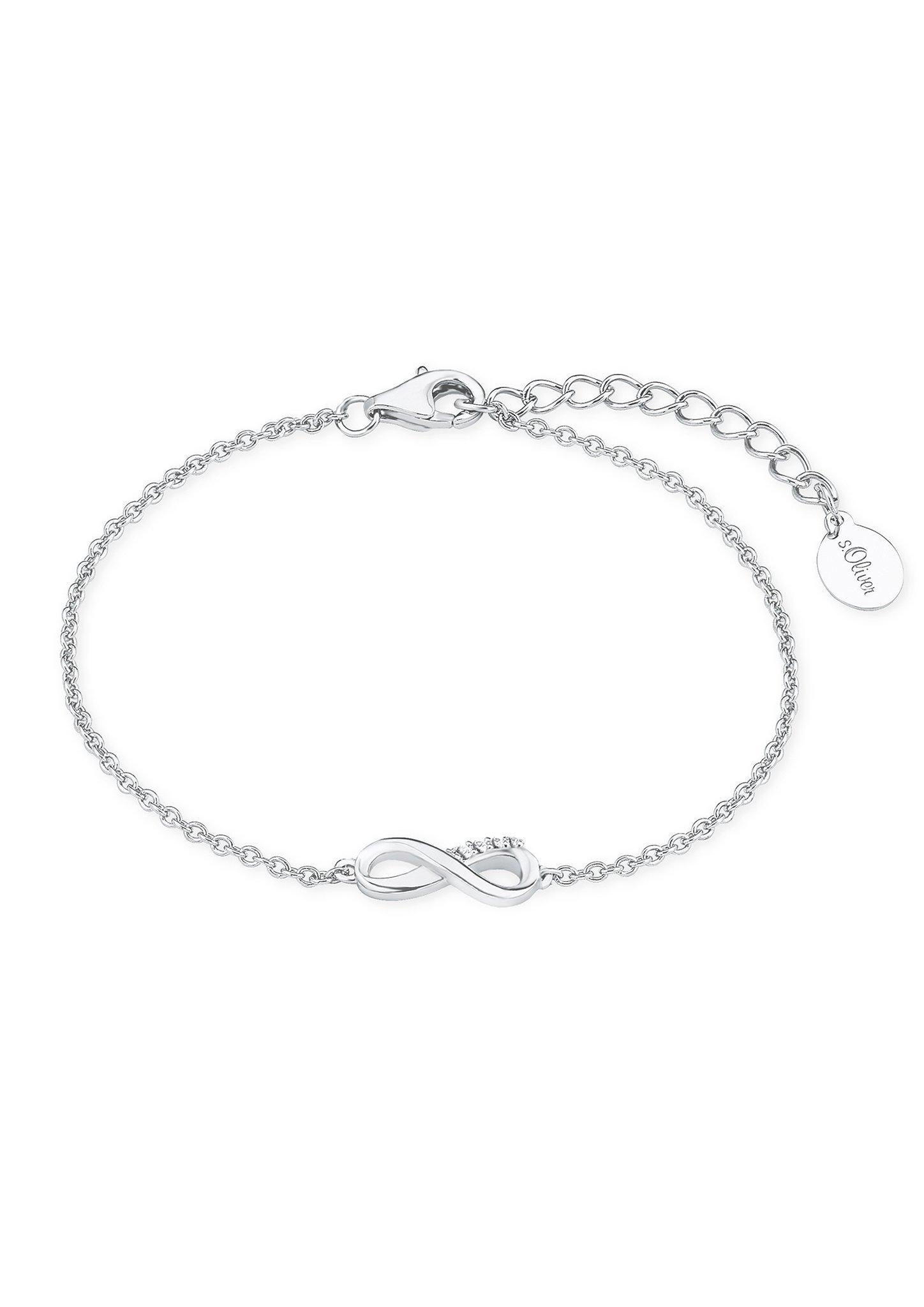 S.Oliver Silbernes Armband mit Infinity-Motiv