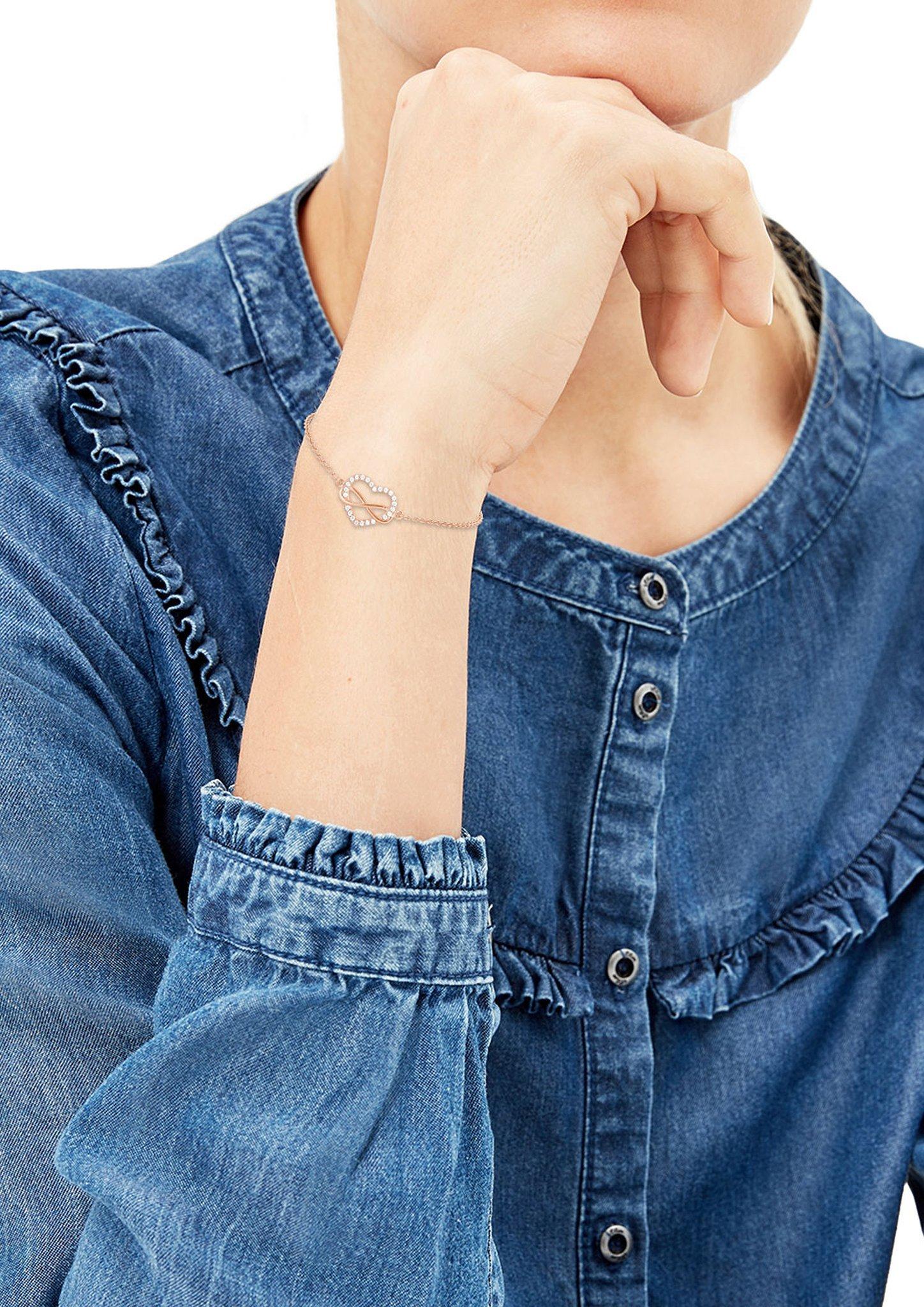 s.Oliver Silber-Armband Herz/Infinity