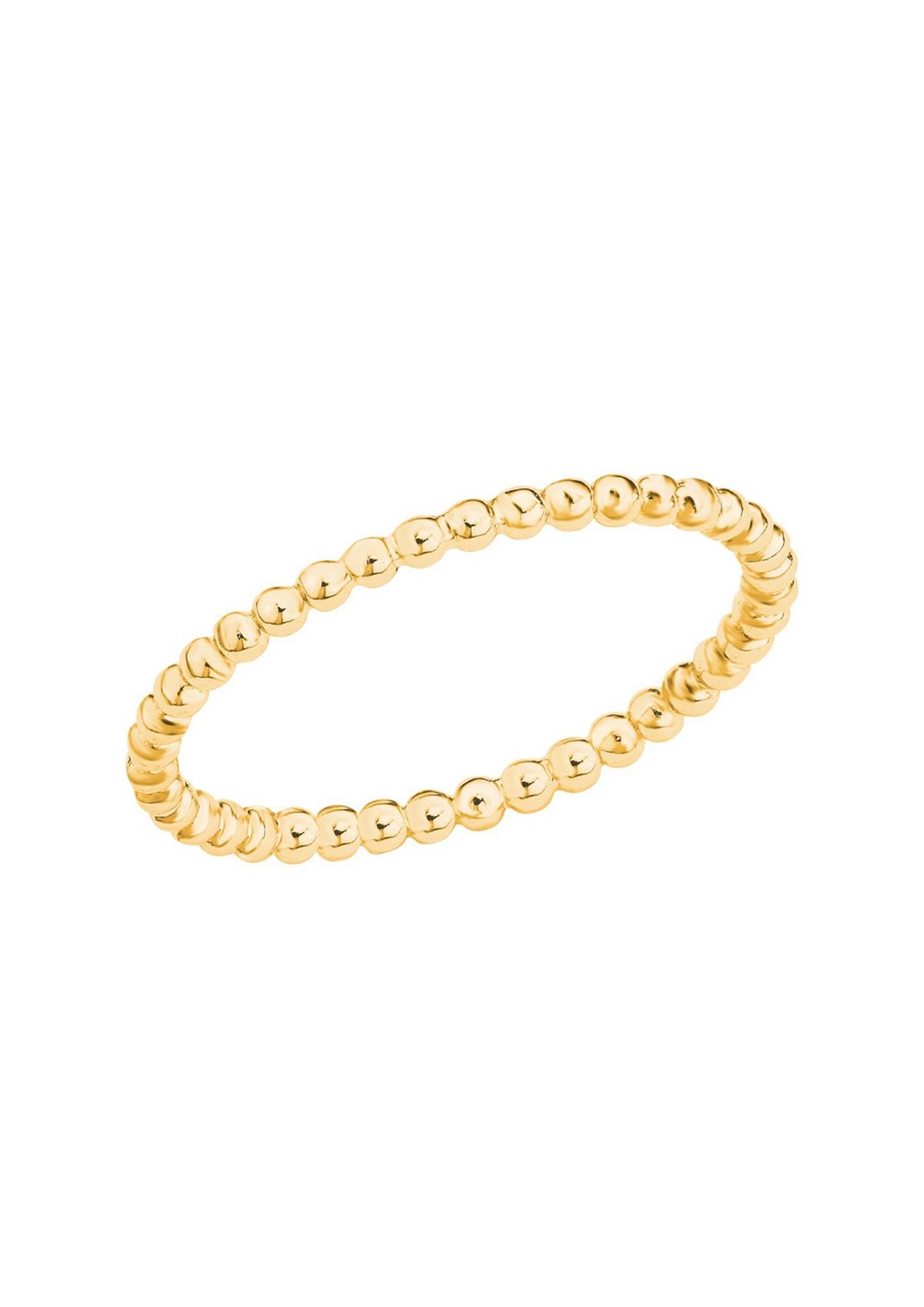 gold - Gelbvergoldeter Kugel-Ring