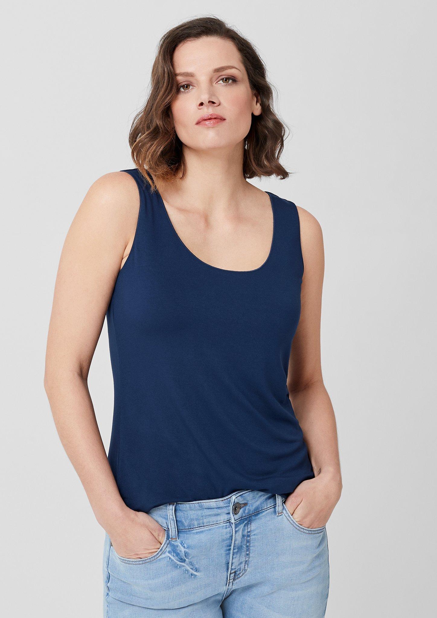 Top en viscose in 5696