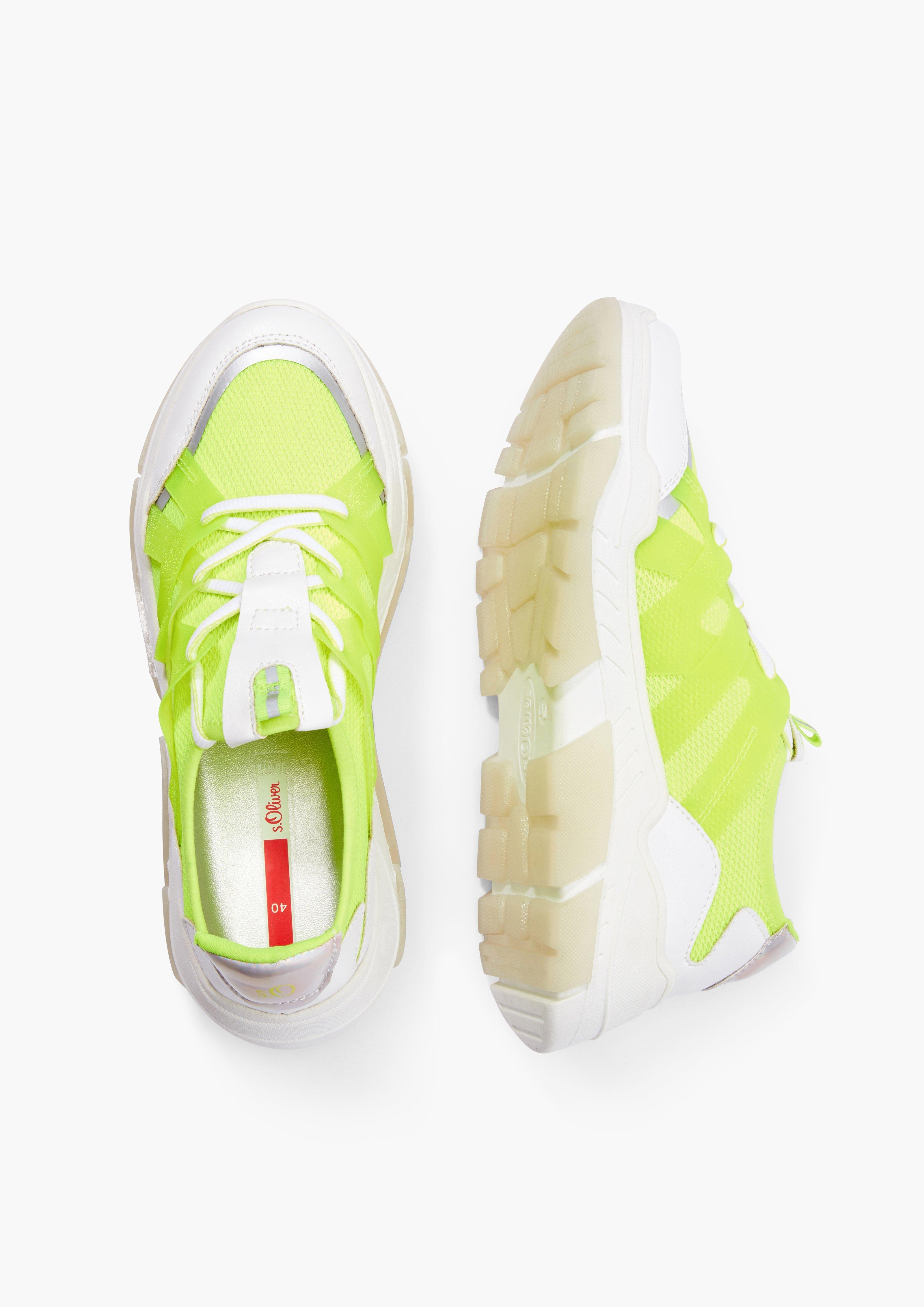 Femmes Sneakers en jaune de s.Oliver