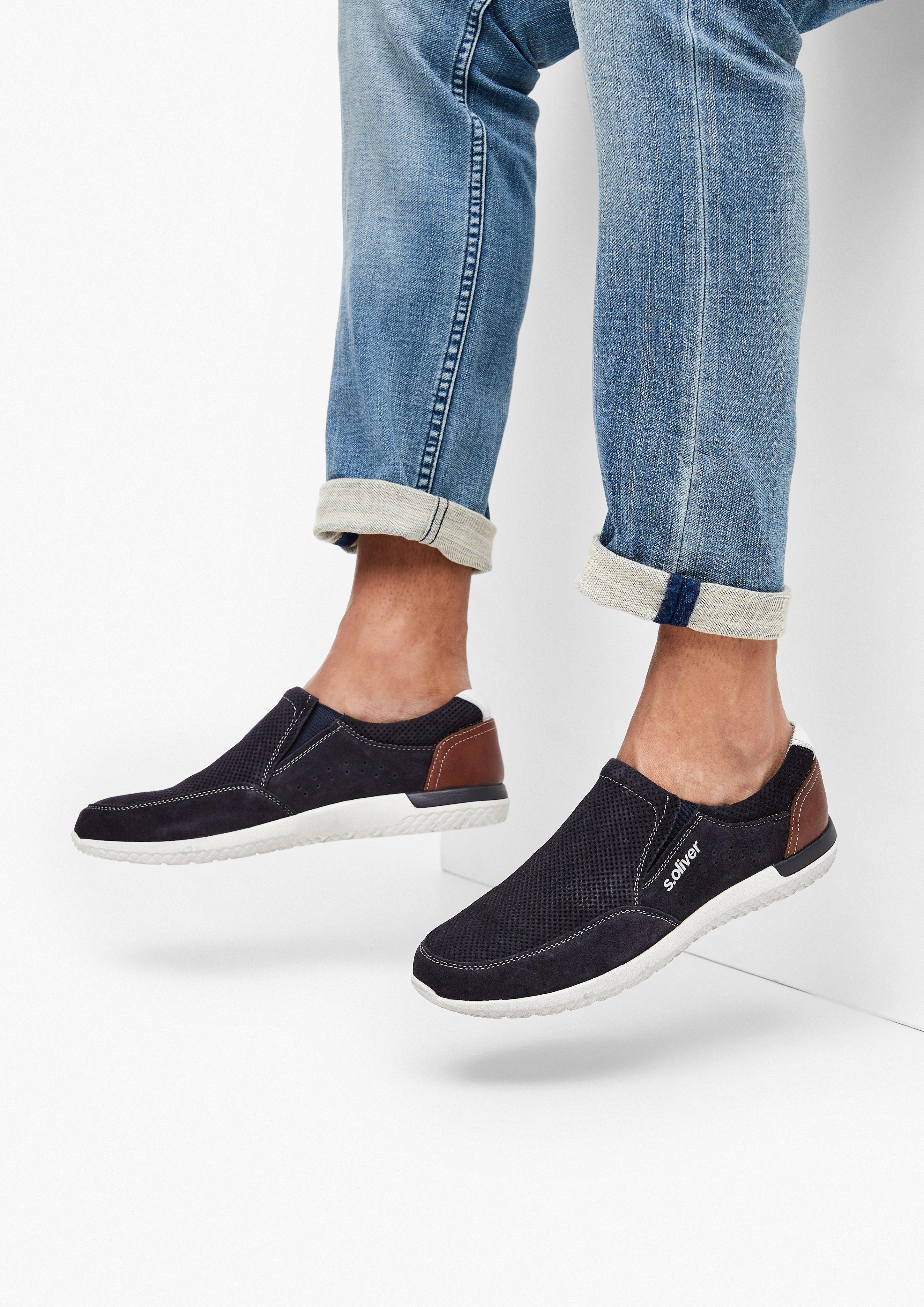 Leder-Slipper in 805