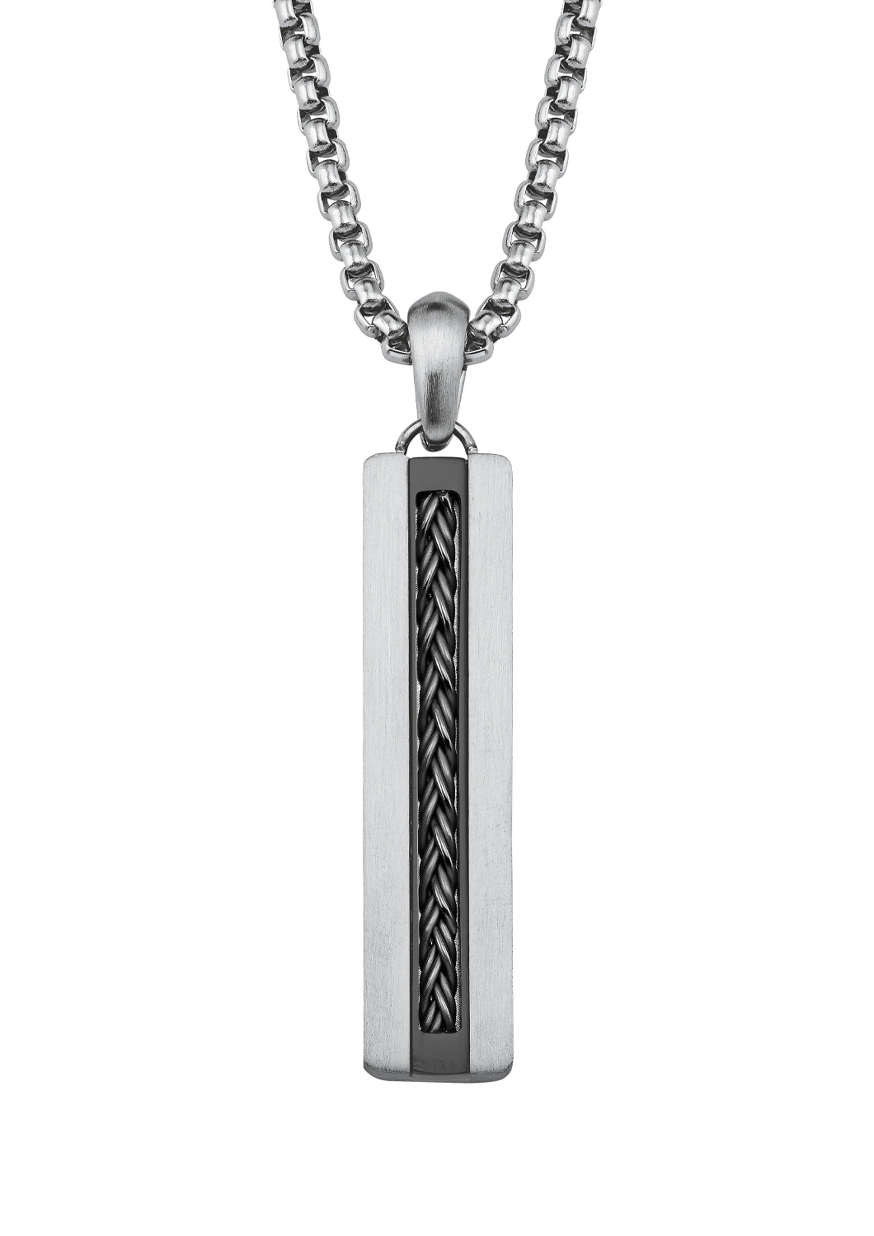 S.Oliver Kette mit Dog-Tag Anhänger aus Edelstahl