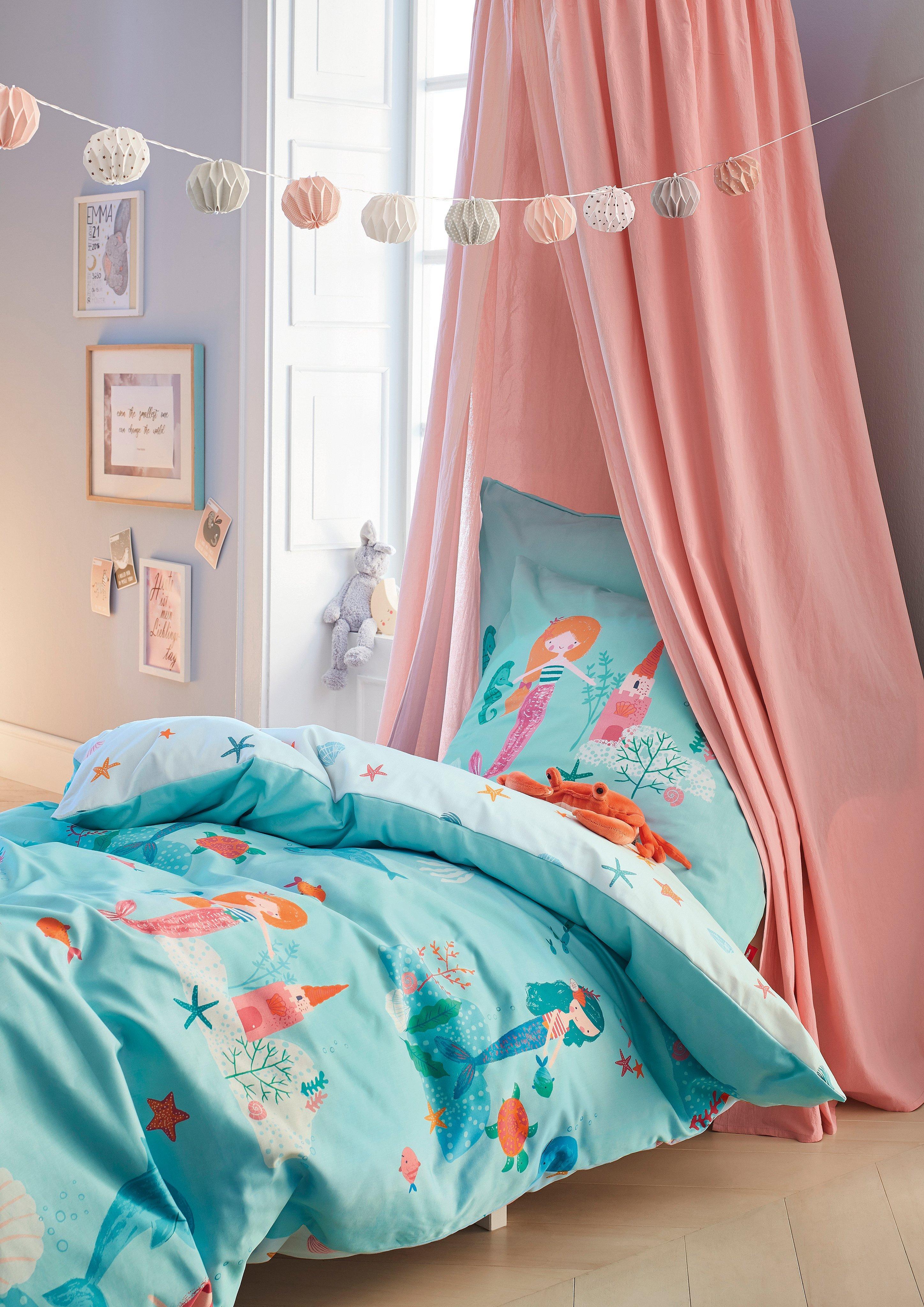 Mako-Satin-Bettwäsche in 