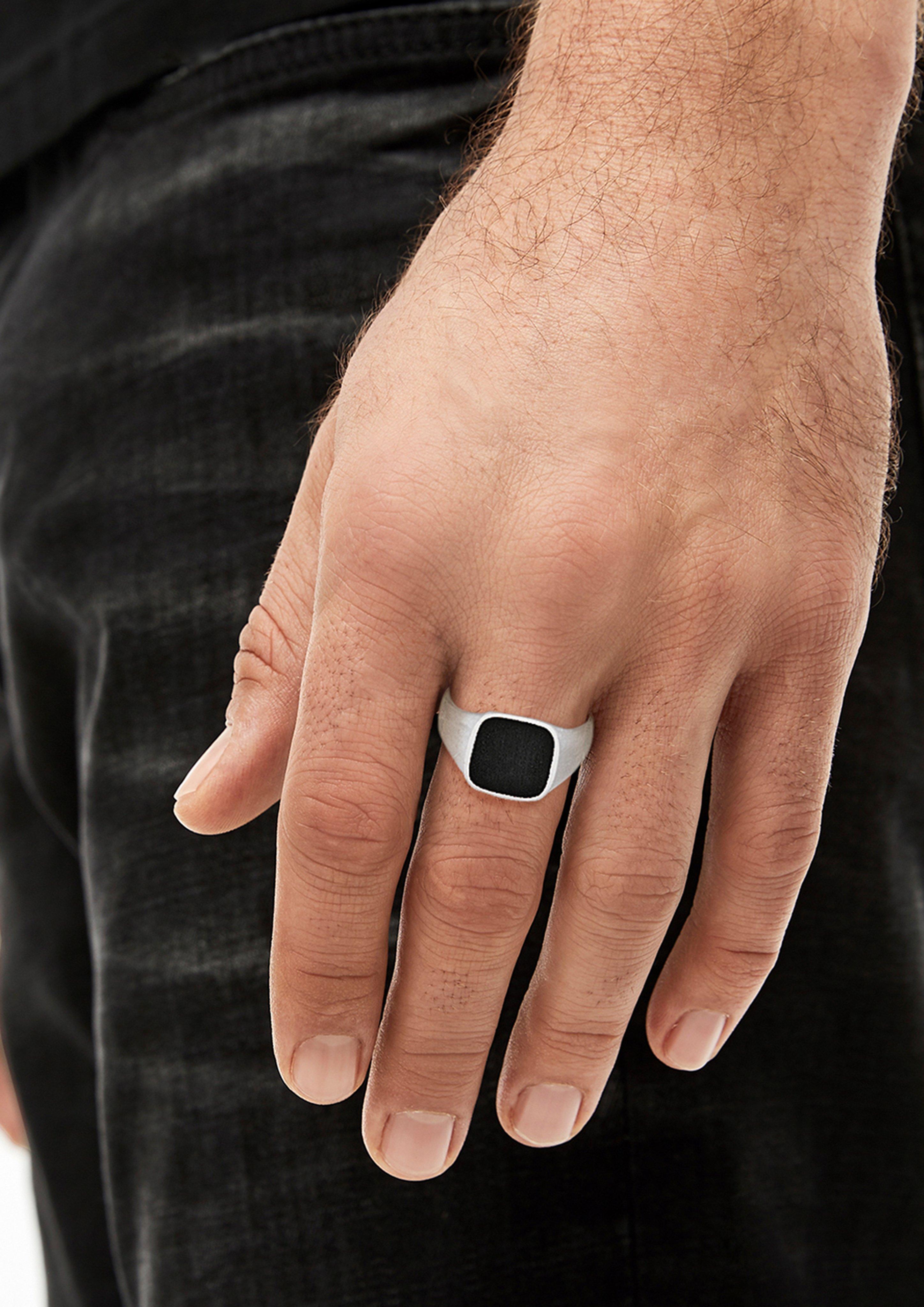 s.Oliver Siegelring mit Schmuckstein