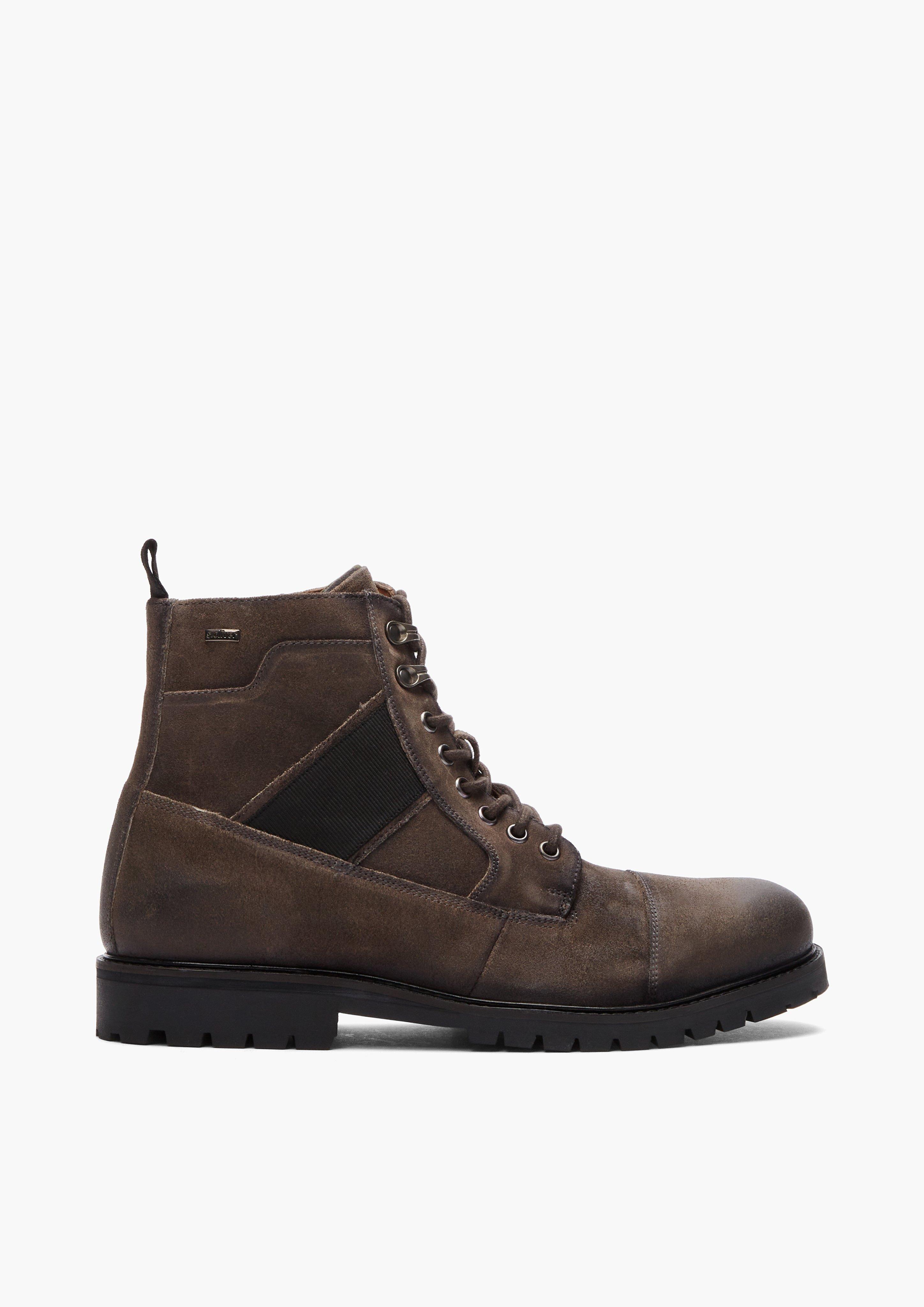 Herren Schnürboots in grau von s.Oliver