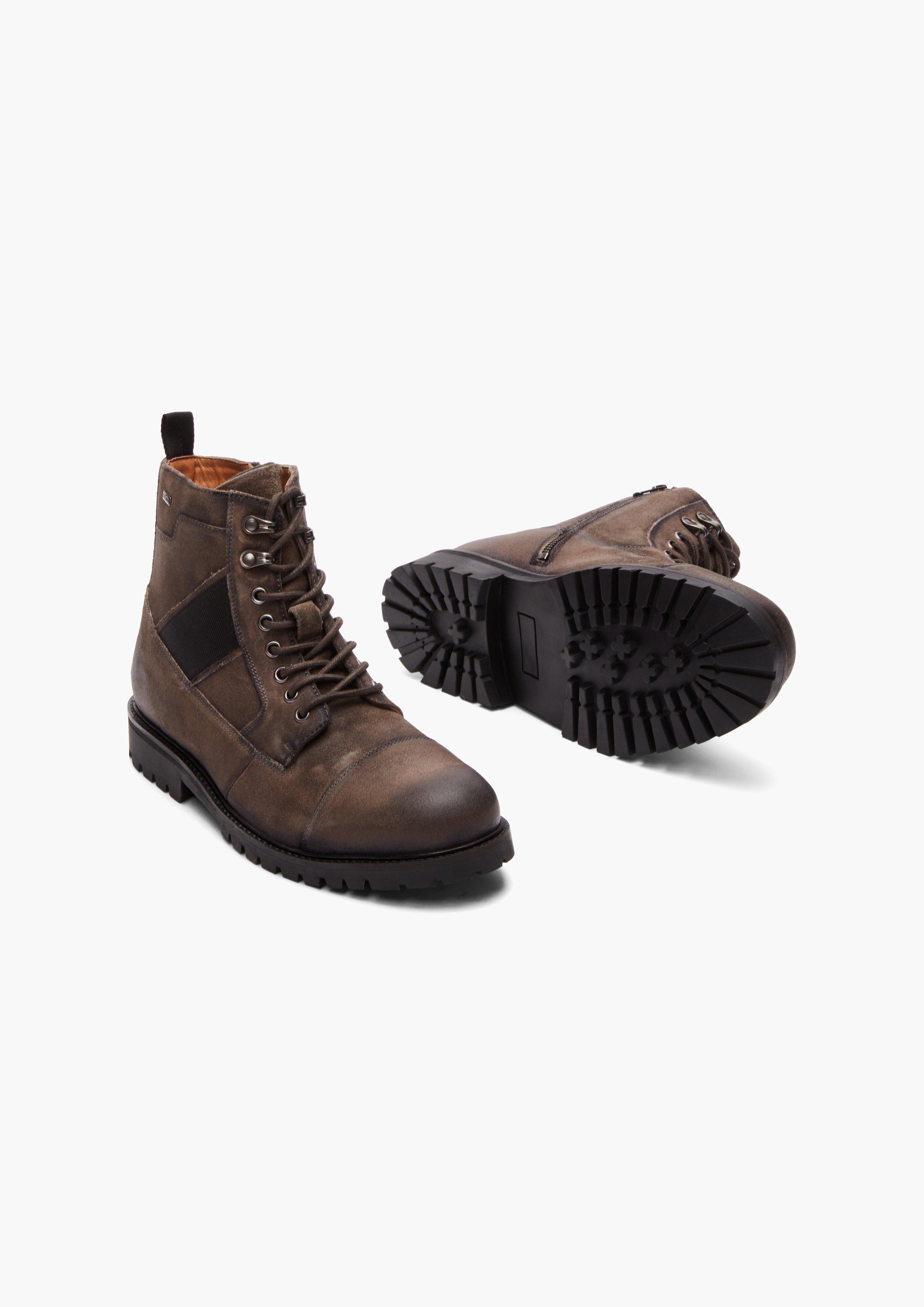 Herren Schnürboots in grau von s.Oliver