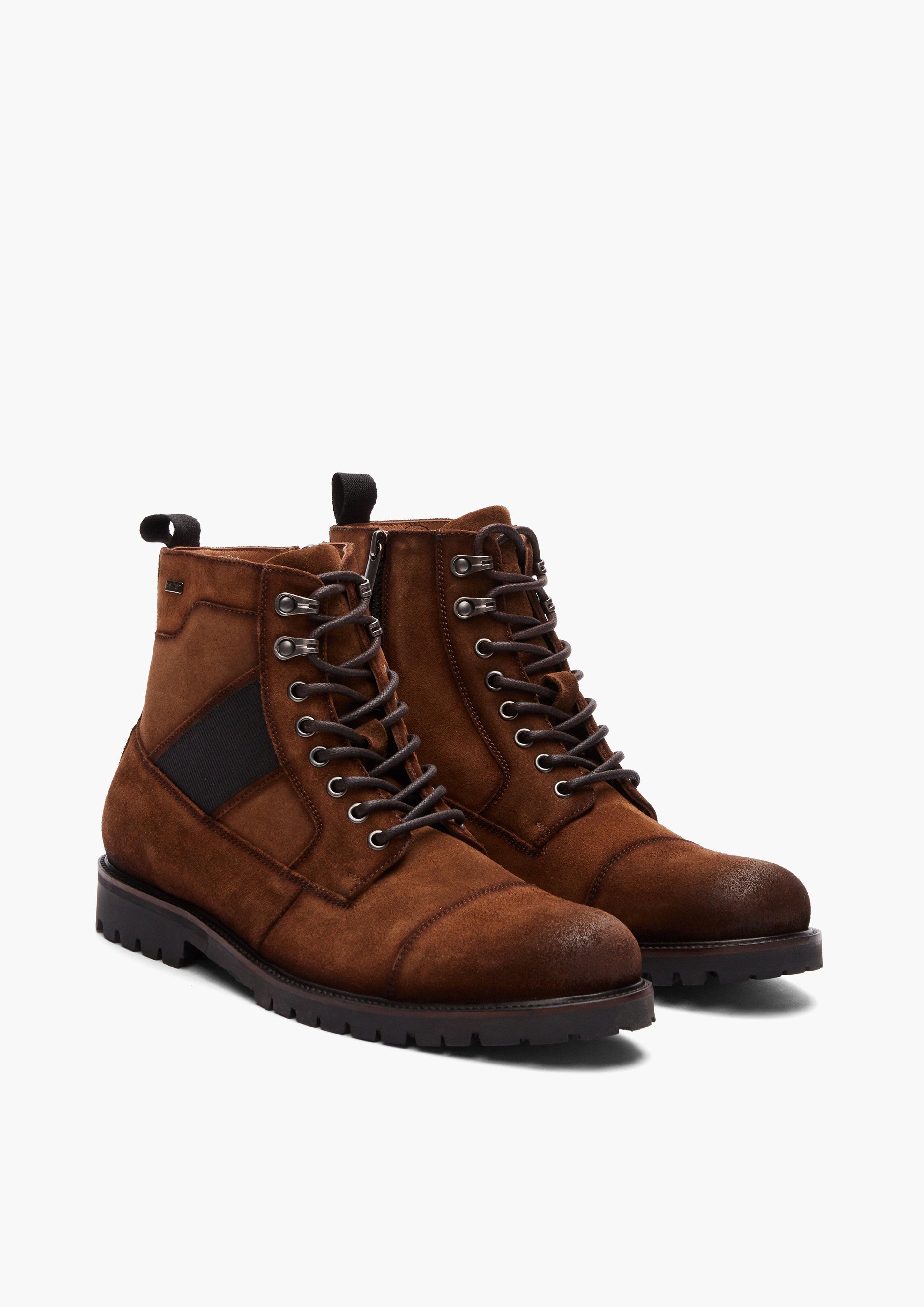 Herren Schnürboots aus Veloursleder in  von s.Oliver
