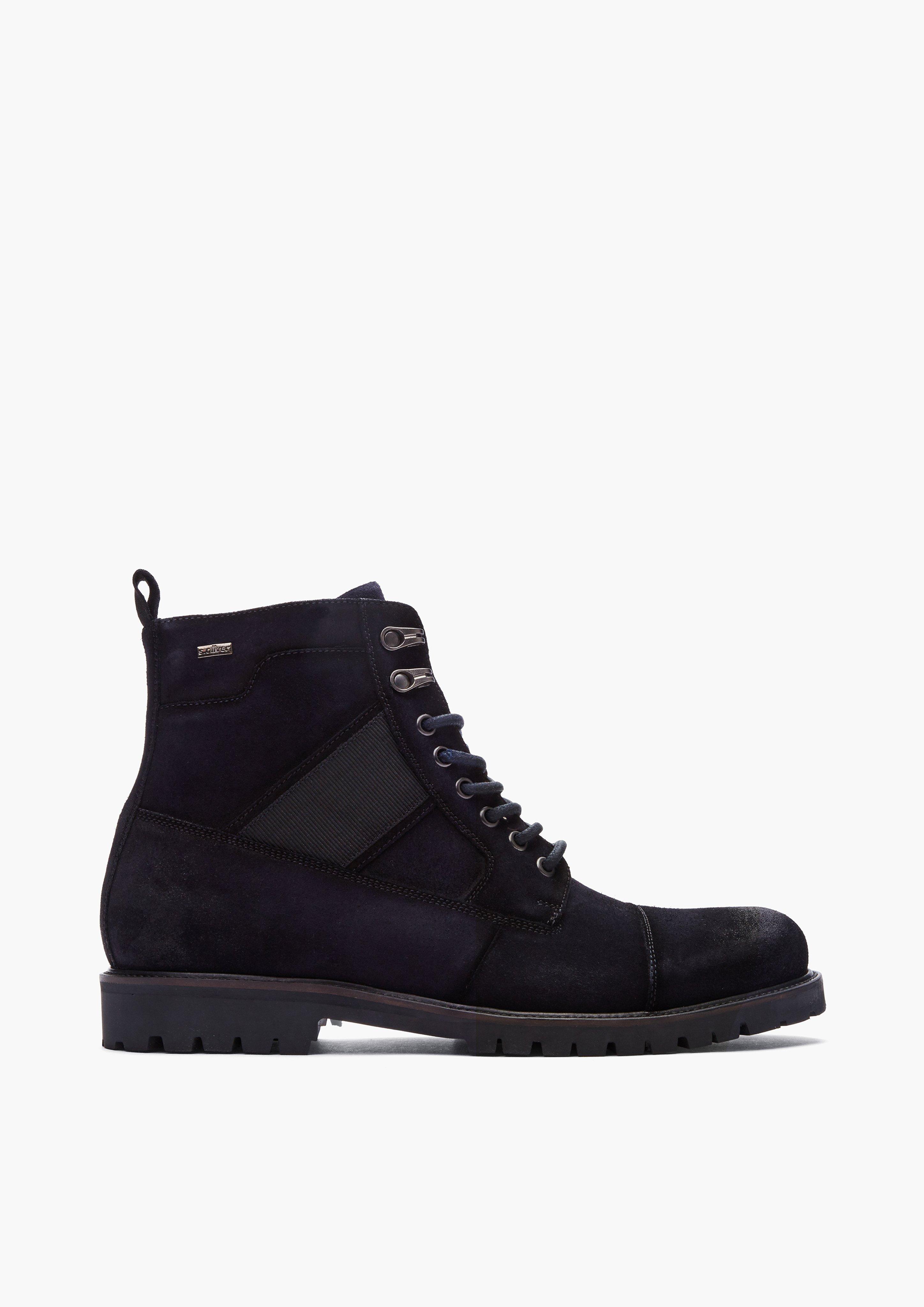 Herren Schnürboots in blau von s.Oliver