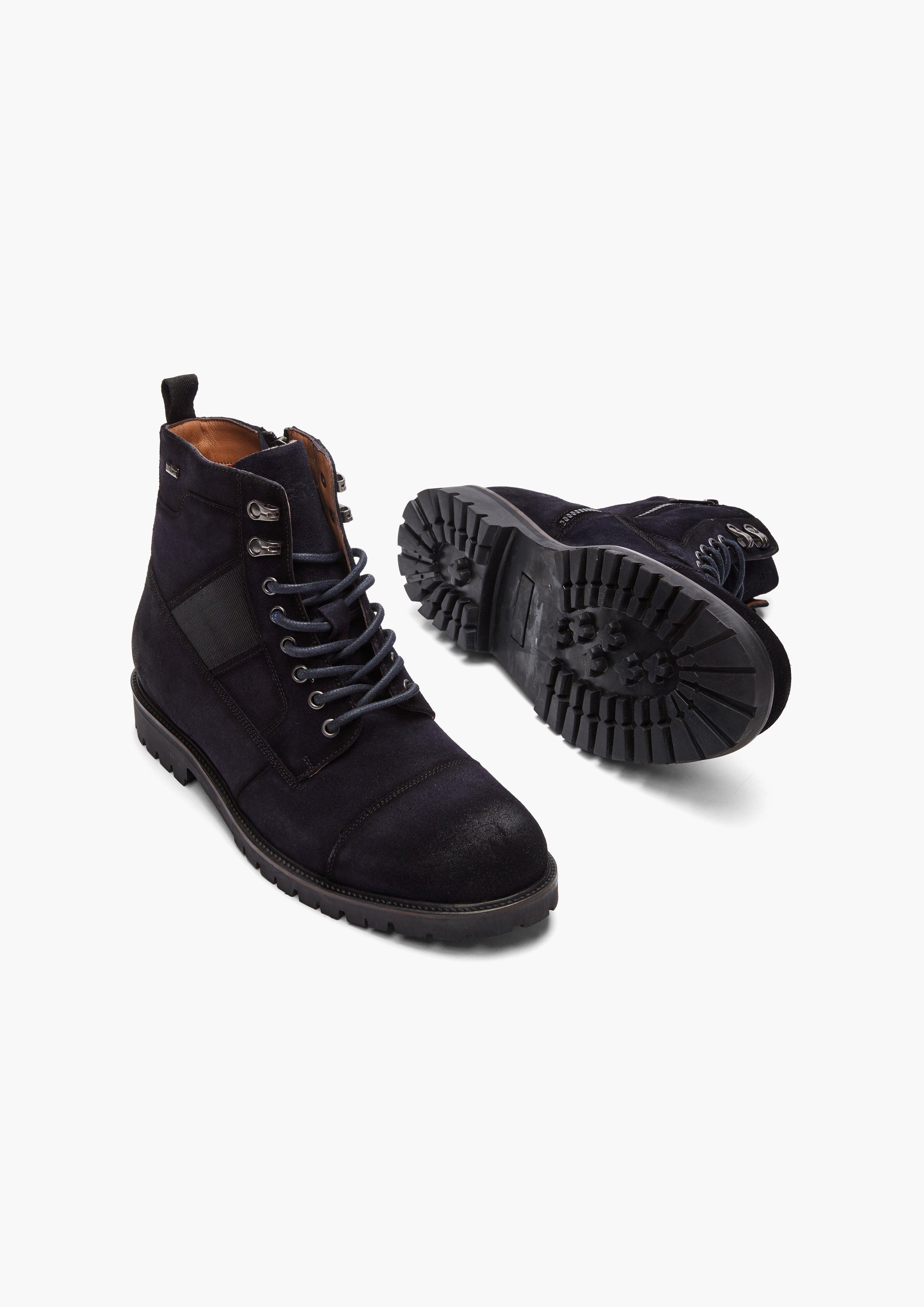 Herren Schnürboots in blau von s.Oliver